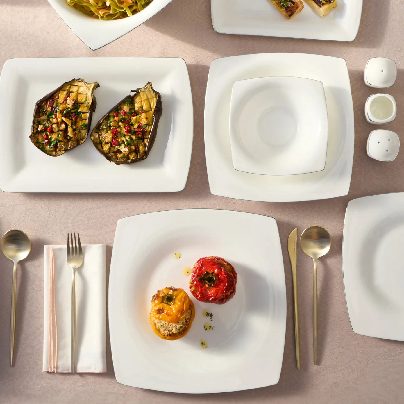Karaca Dara Platin Fine Pearl 12- Persoons Servies, 58-Delig - Image 4