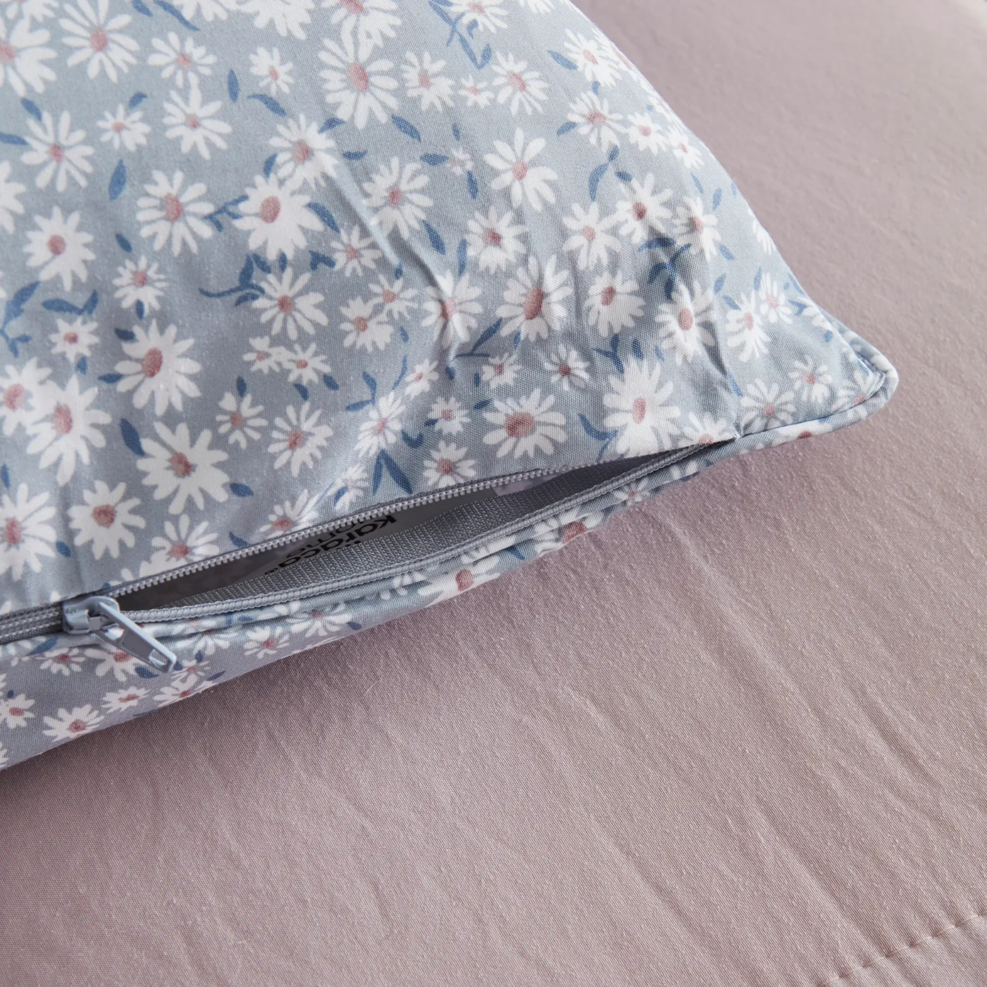 Karaca Dexie eenpersoons dekbedovertrekset, Roze, 135x200, 50x70 cm - Image 4