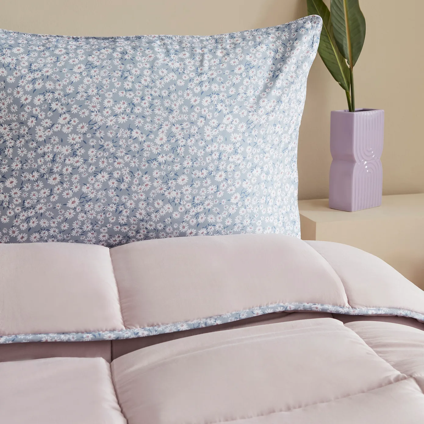 Karaca Dexie Tweepersoons Dekbedovertrekset, Roze, 200x200, 50x70 cm - Image 3