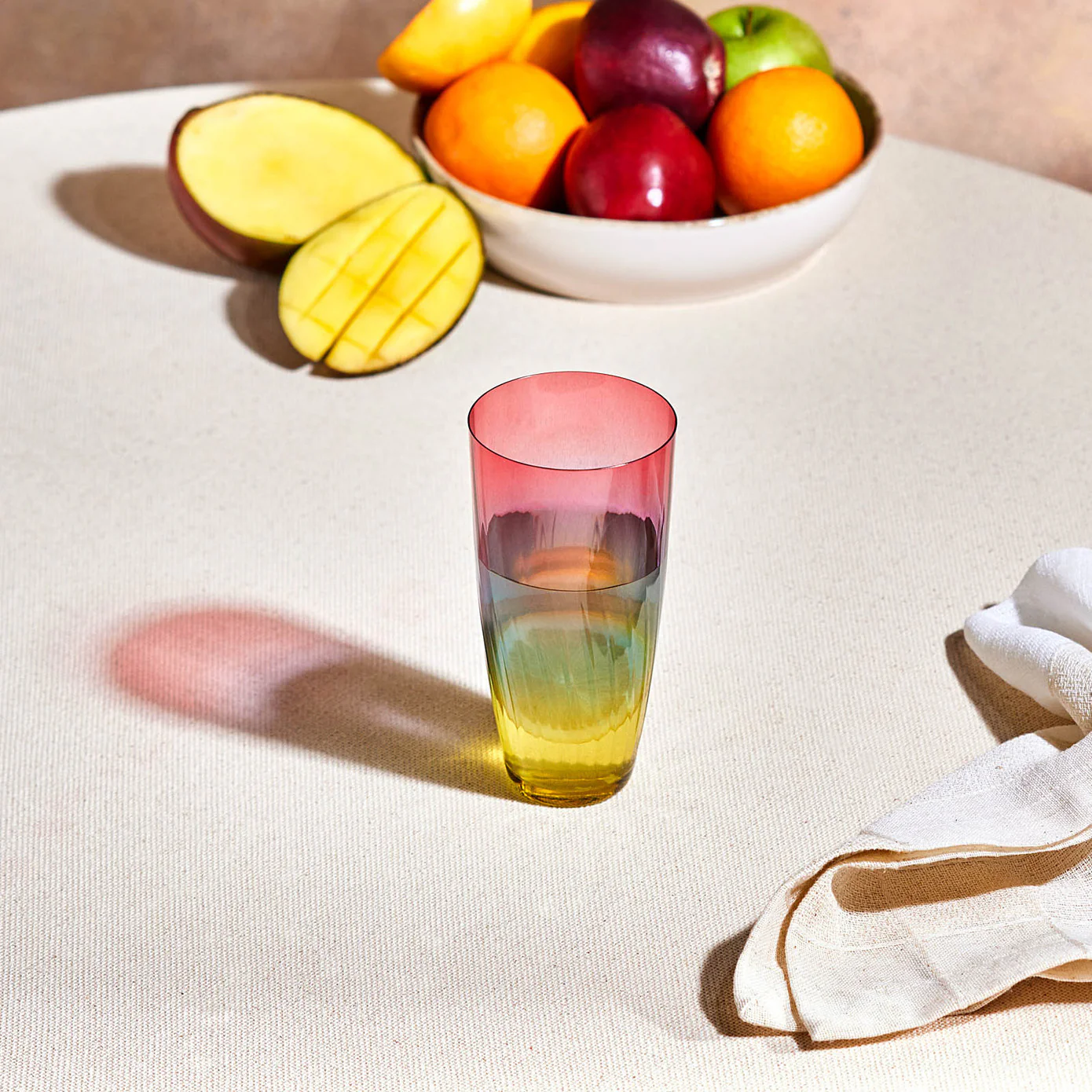 Karaca Dolce Rode Frisdrankglas 350 ML
