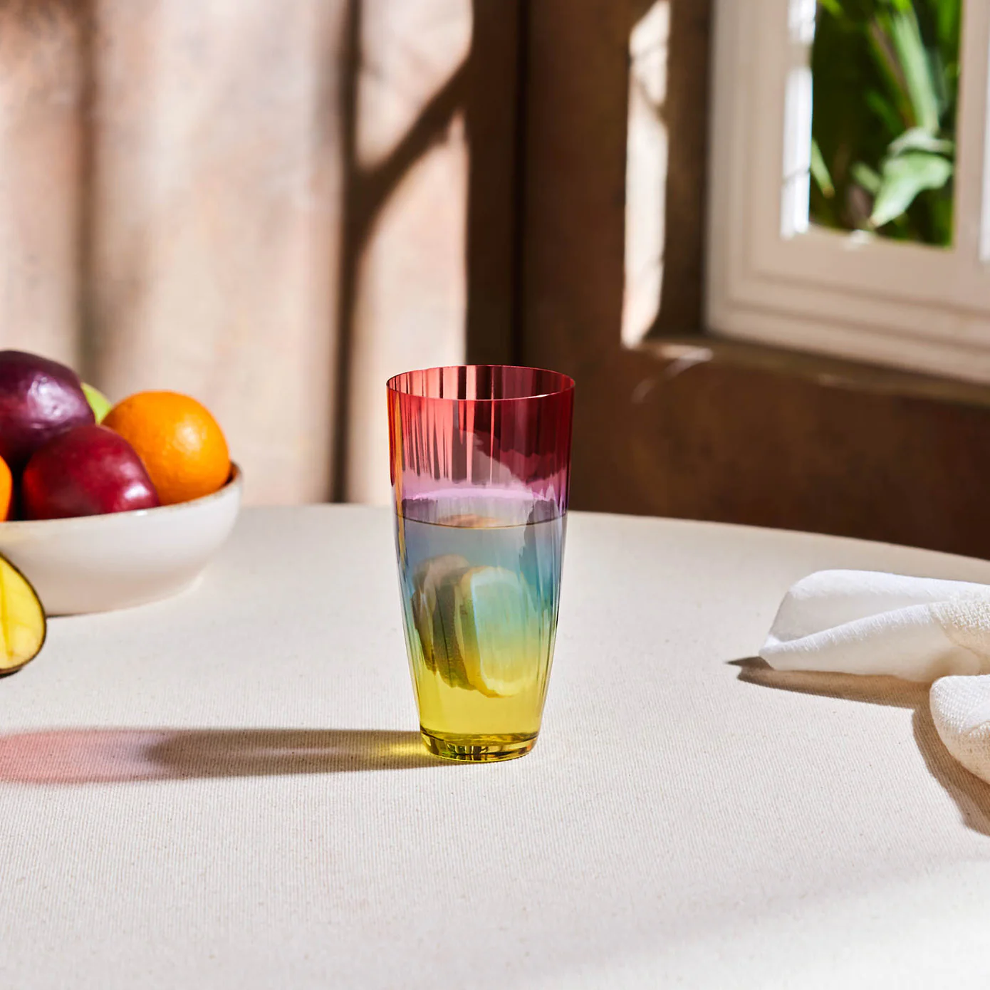 Karaca Dolce Rode Frisdrankglas 350 ML - Image 4