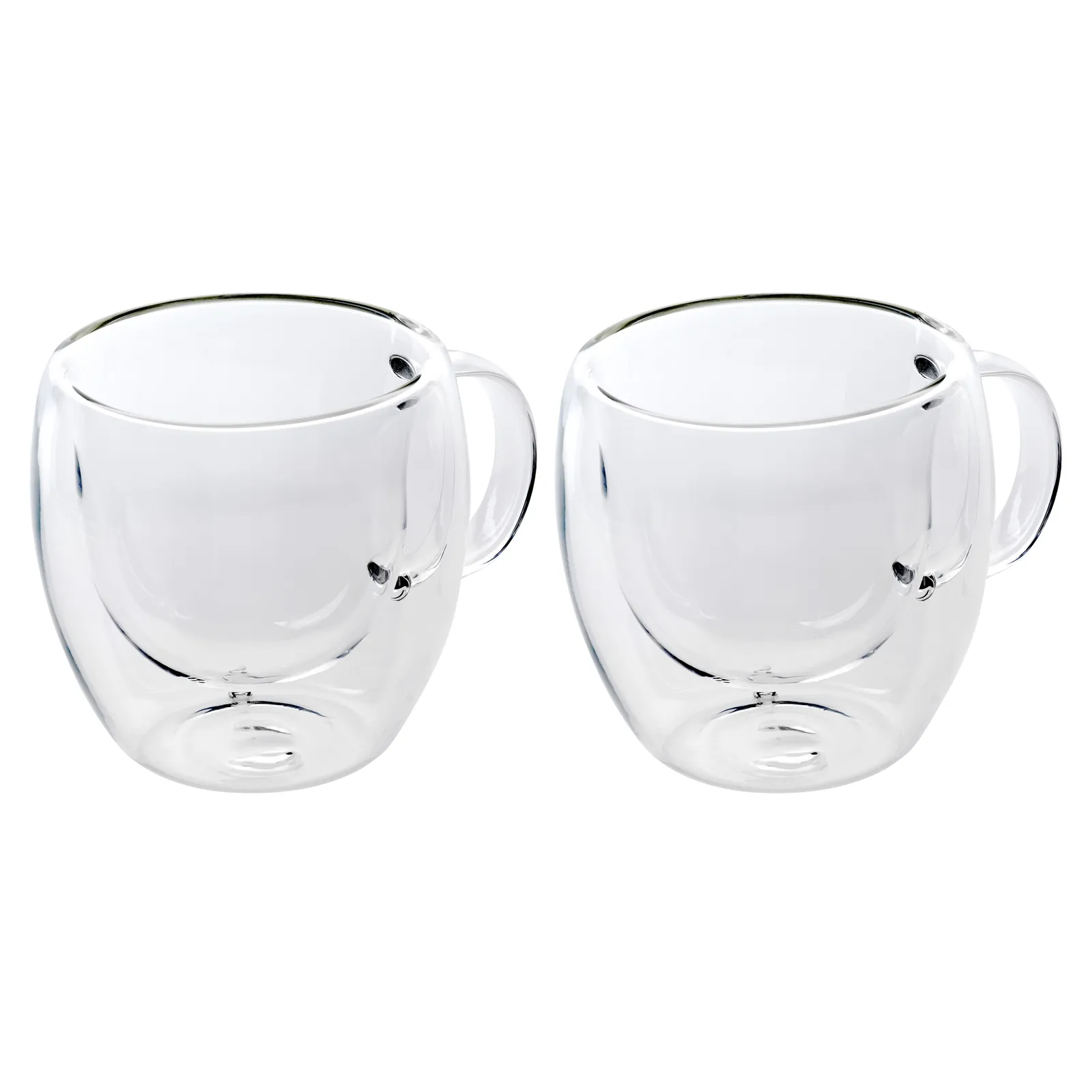 Karaca Dubbele Wand Borosilicaat Glas Kop Set voor 2 Personen 150 ml met Handvat - Image 2
