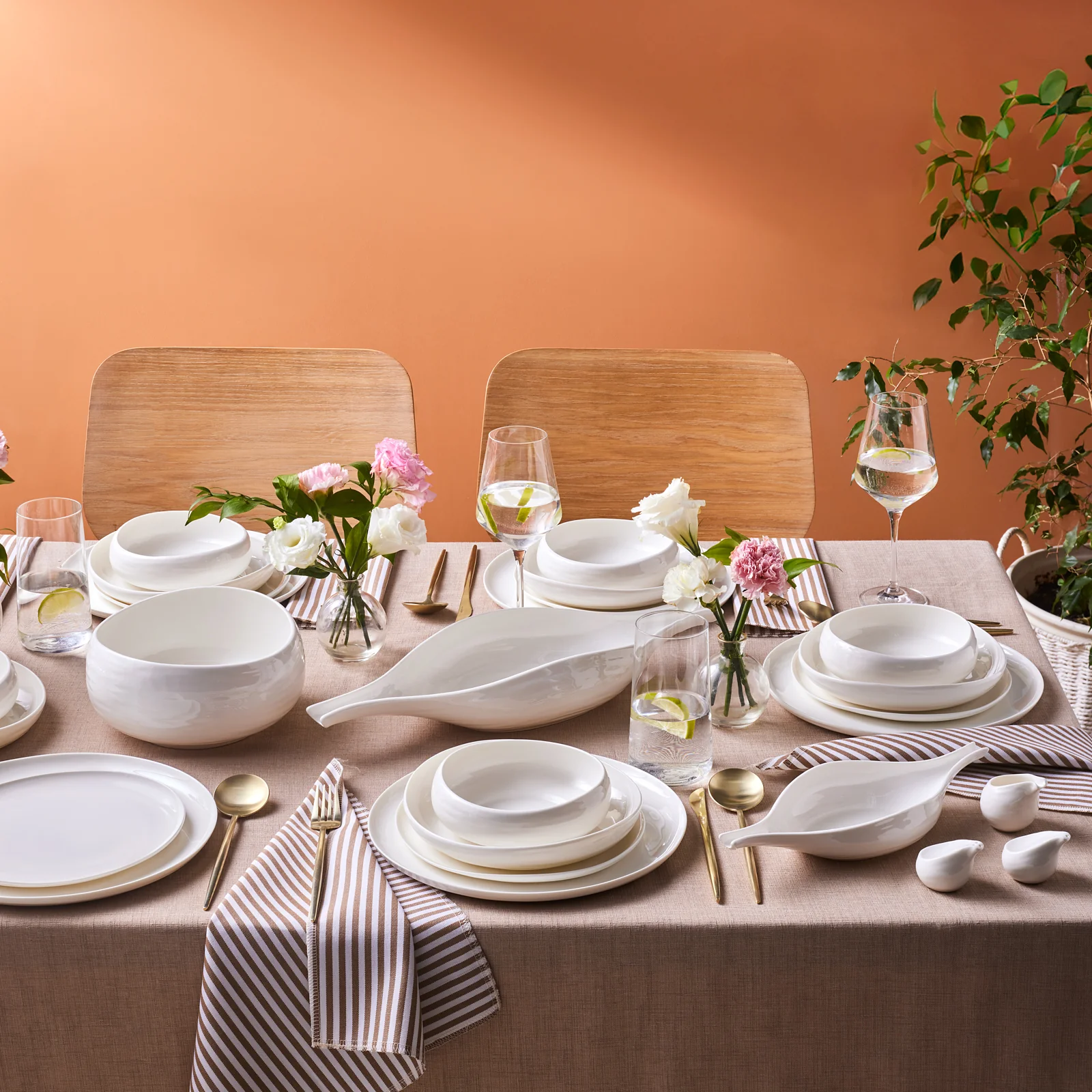 Karaca Earth Collection Clay 55-delige Serviesset voor 12 Personen - Image 3