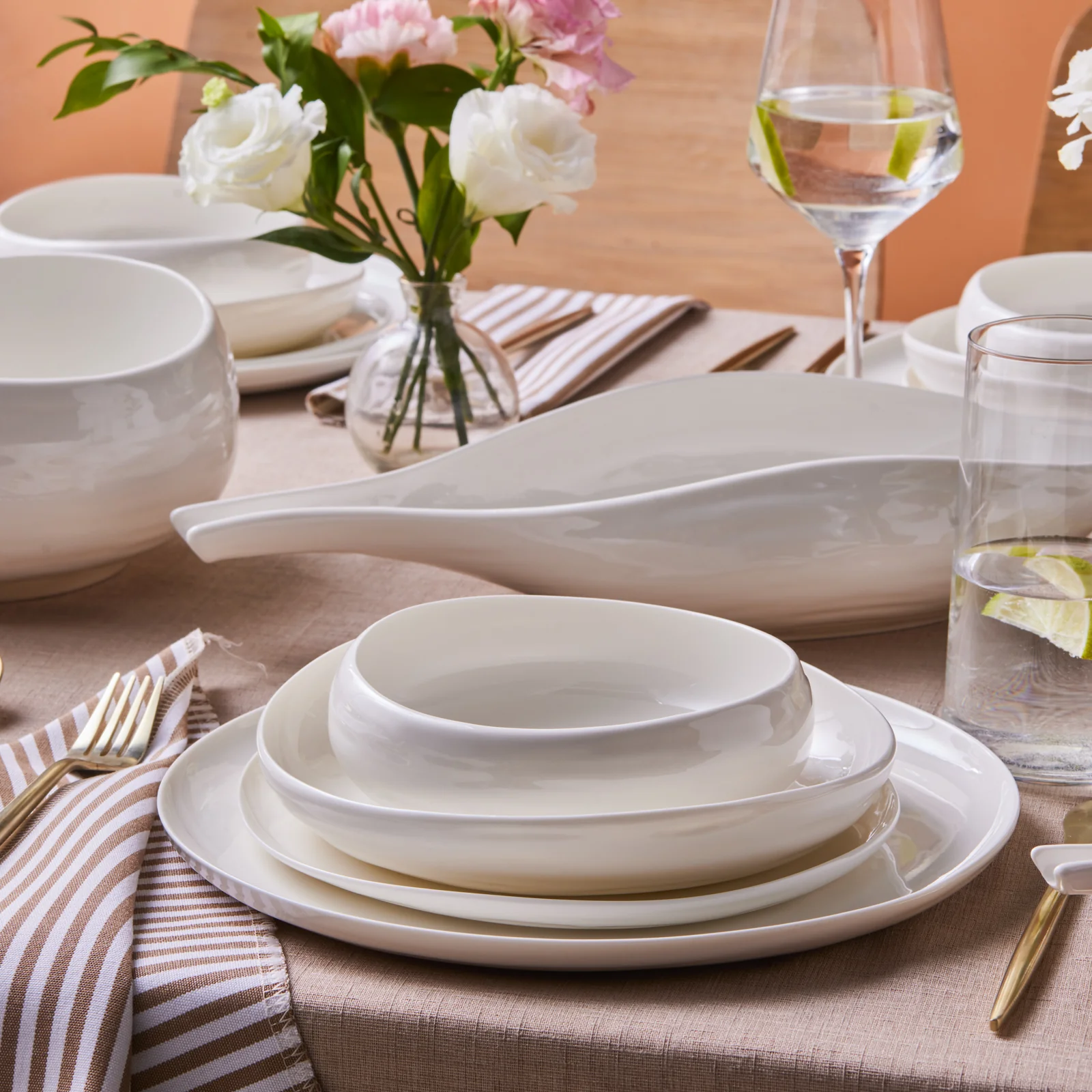 Karaca Earth Collection Clay 55-delige Serviesset voor 12 Personen - Image 5