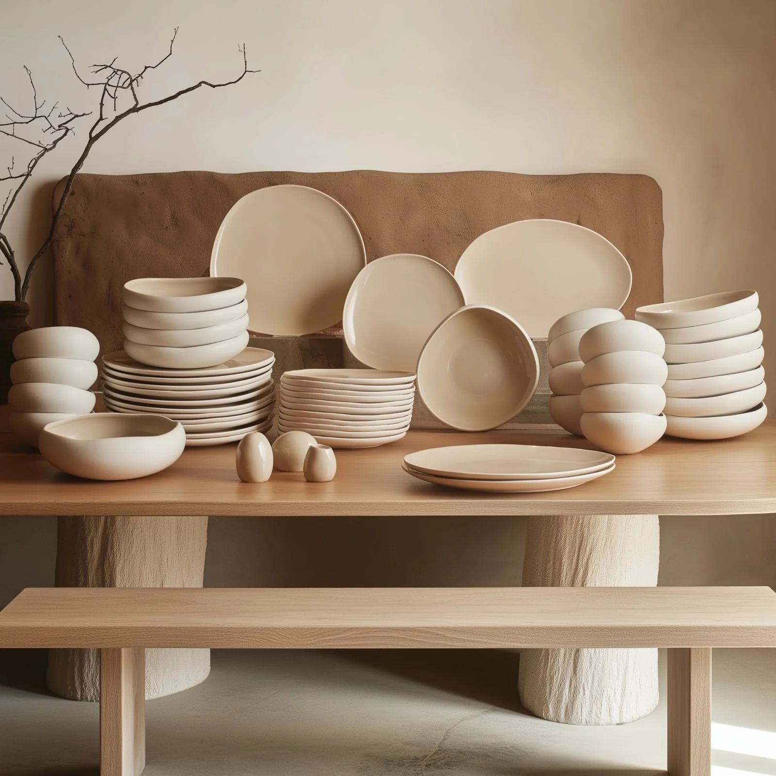 Karaca Earth Collection Cupid 55-delig Set 12 Personen Servies - Image 2
