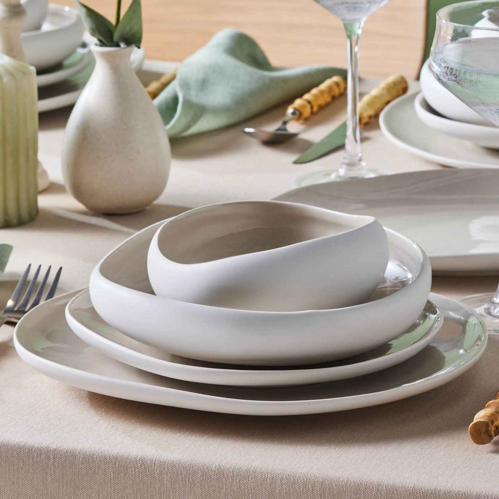 Karaca Earth Collection Cupid 59-delige Servies Set voor 12 Personen - Image 5