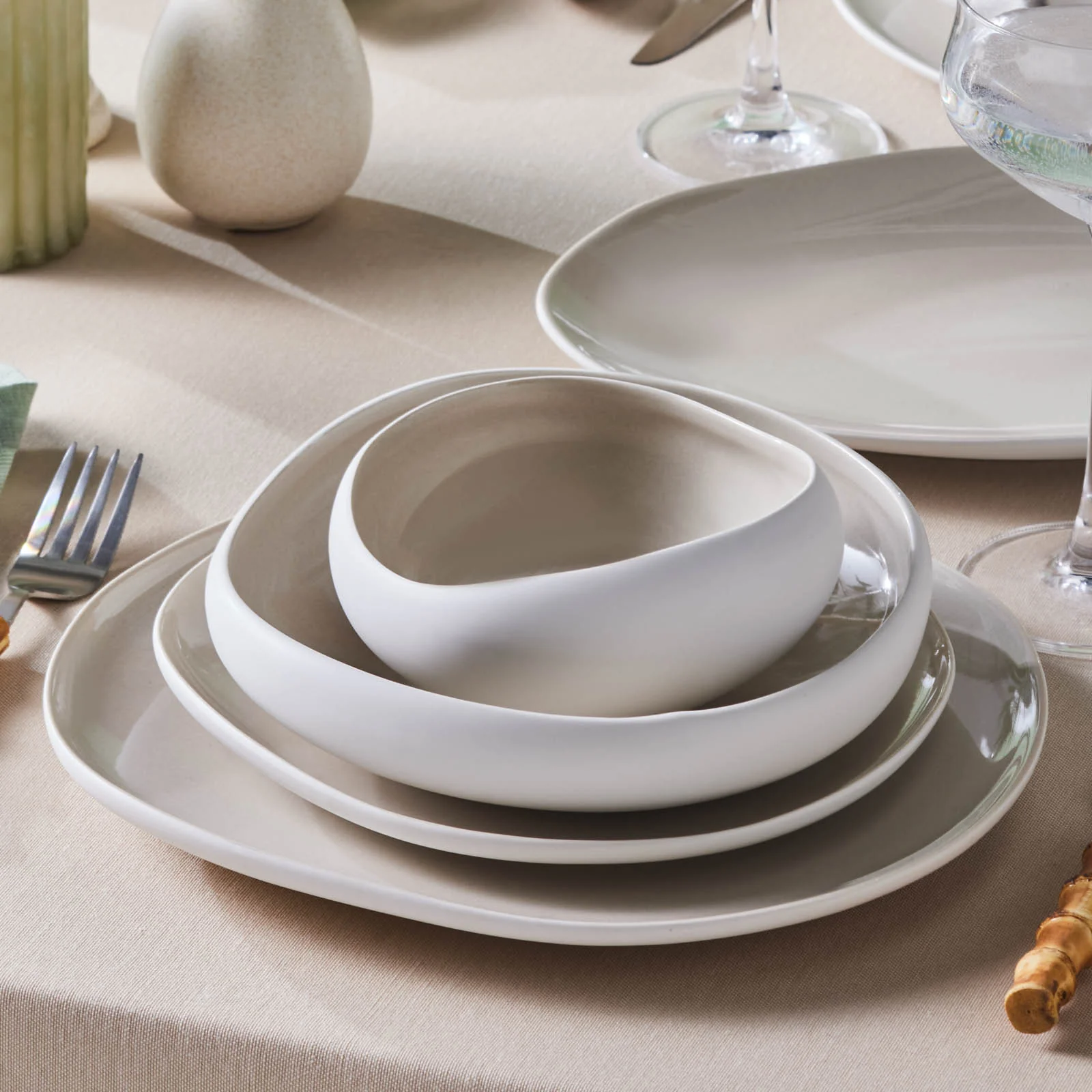 Karaca Earth Collection Cupid 59-delige Servies Set voor 12 Personen - Image 6