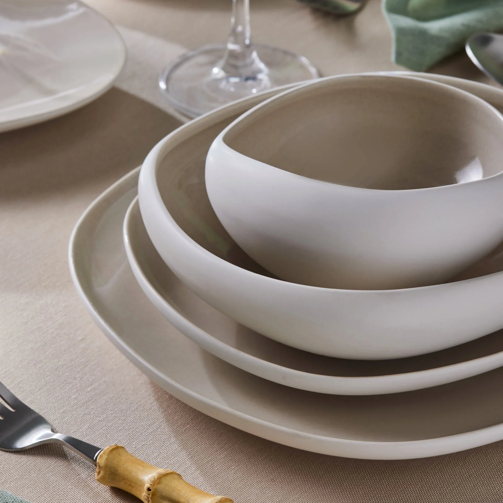 Karaca Earth Collection Cupid 59-delige Servies Set voor 12 Personen - Image 7