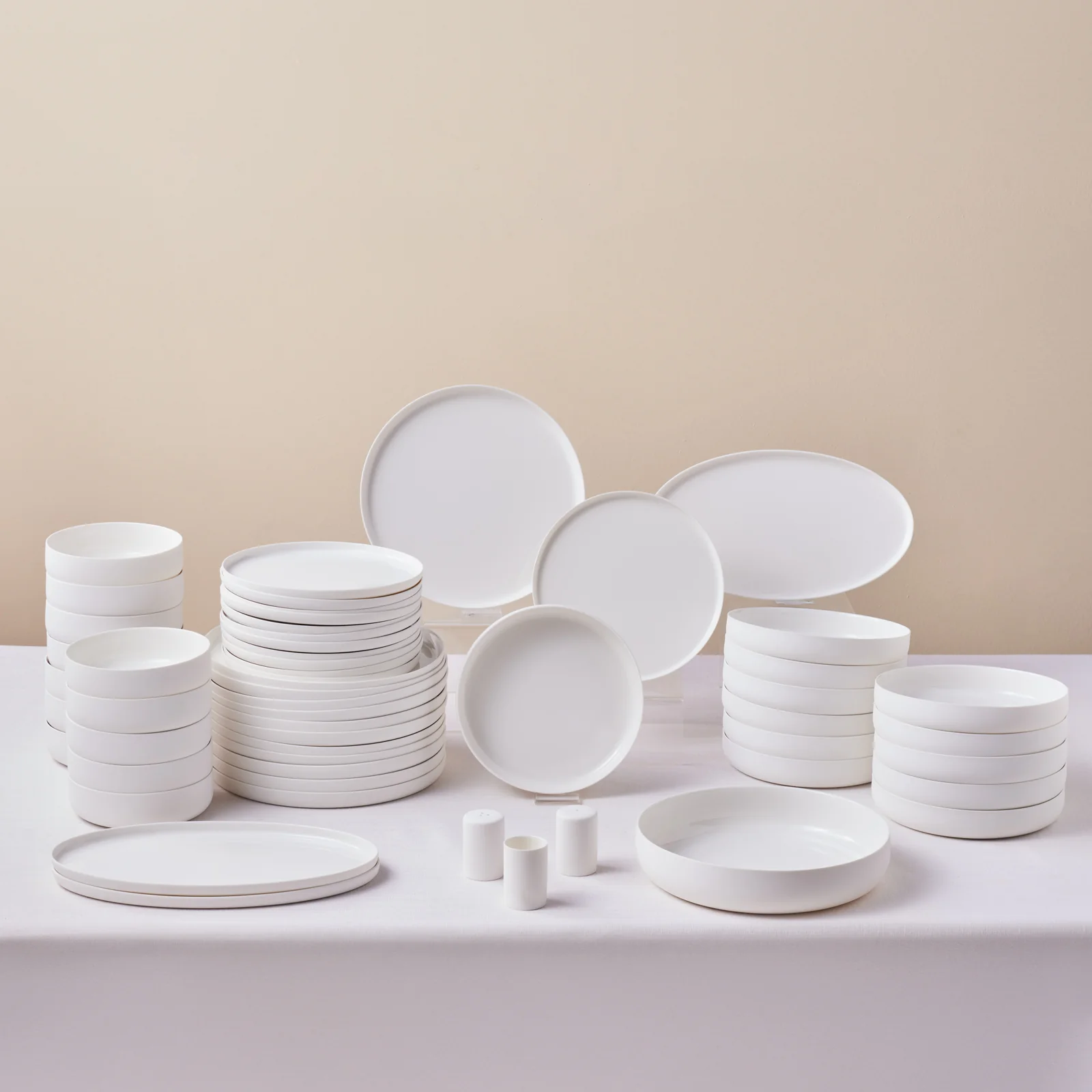 Karaca Earth Collection Matte Glaze – 55-delig Serviesset voor 12 Personen