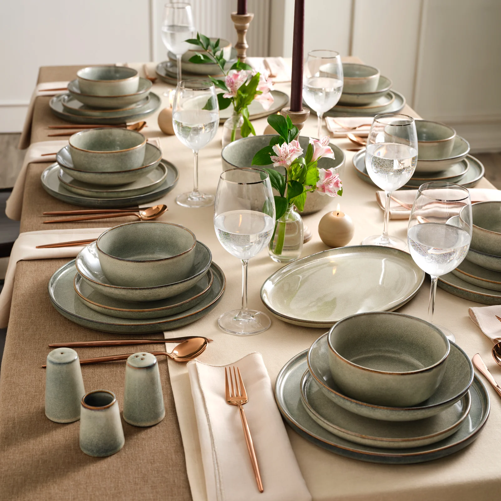 Karaca Earth Collection Skal 55-delige Eetserviesset voor 12 Personen - Image 2