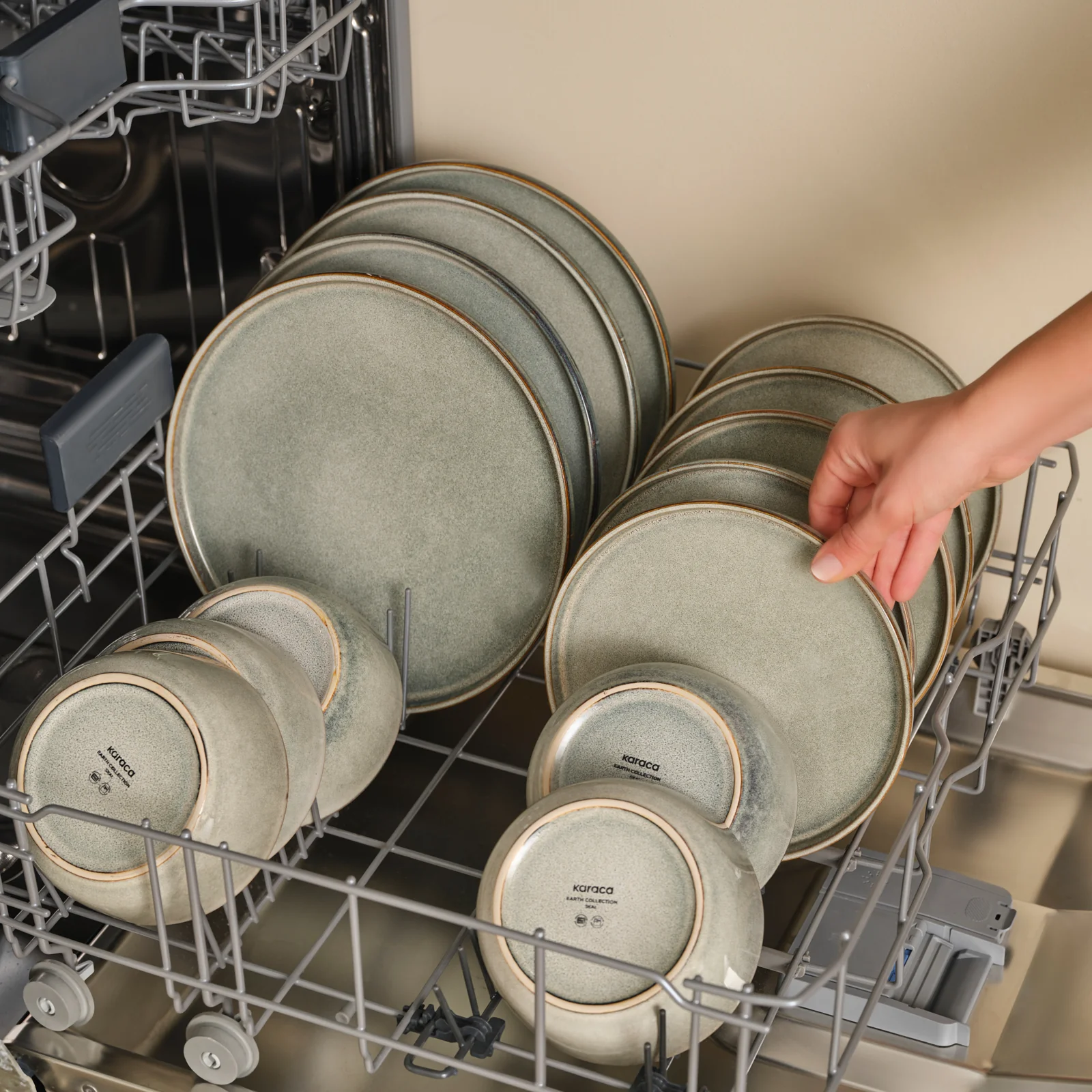 Karaca Earth Collection Skal 55-delige Eetserviesset voor 12 Personen - Image 7