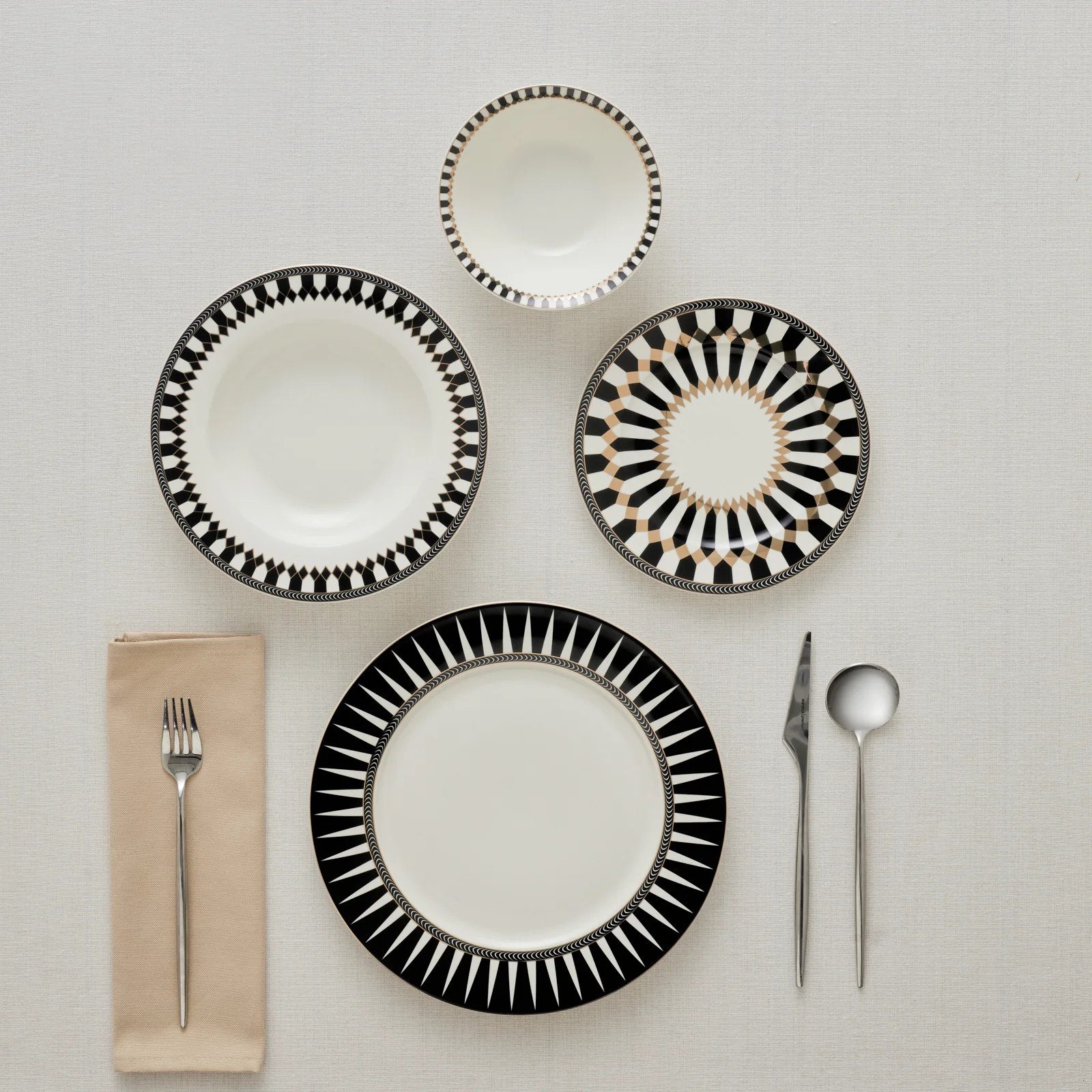 Karaca Elegance Bone Helsinki 24-delige serviesset voor 6 personen - Image 3