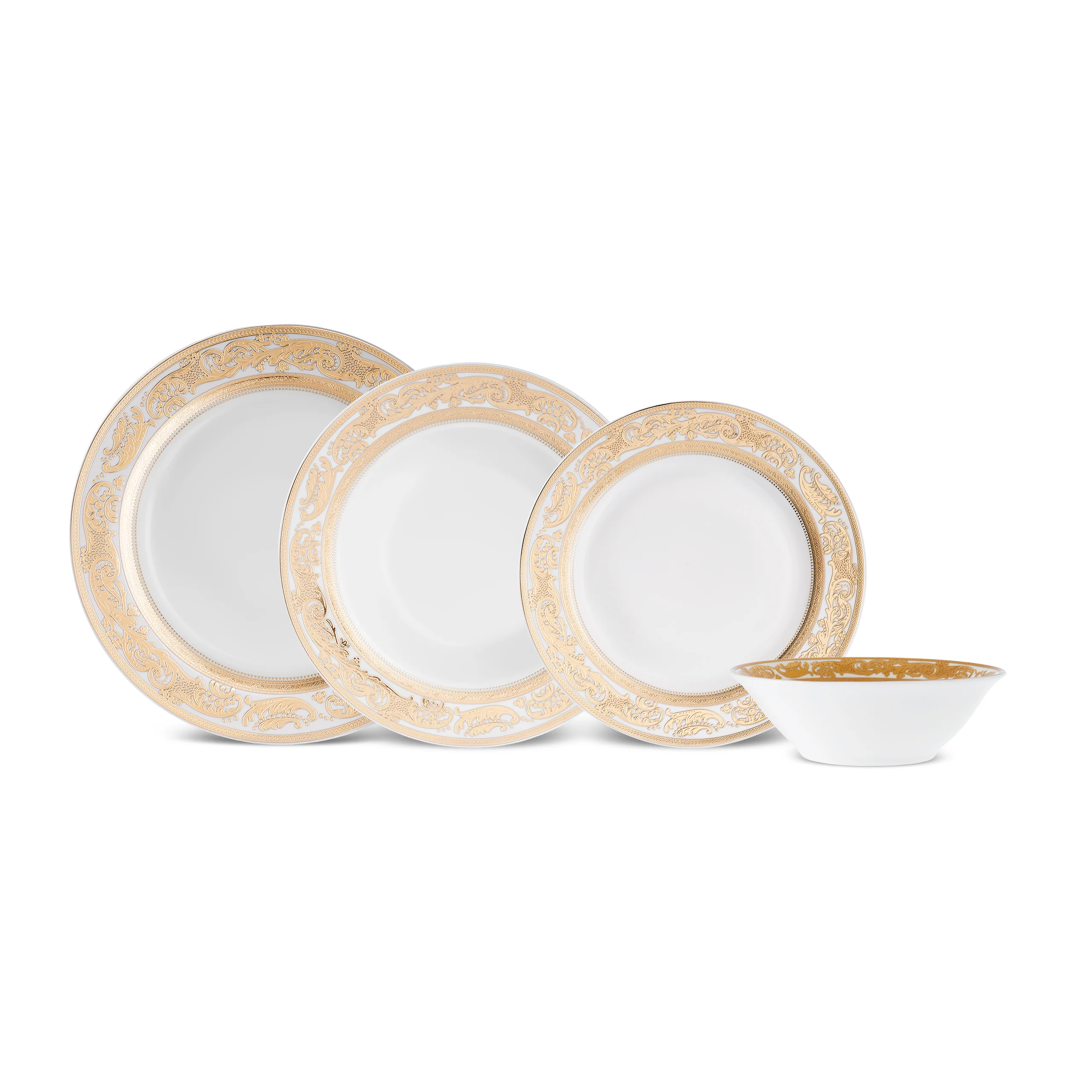 Karaca Elegance Bone Isola 24-Delig Serviesset Voor 6 Personen, Multicolor - Image 2