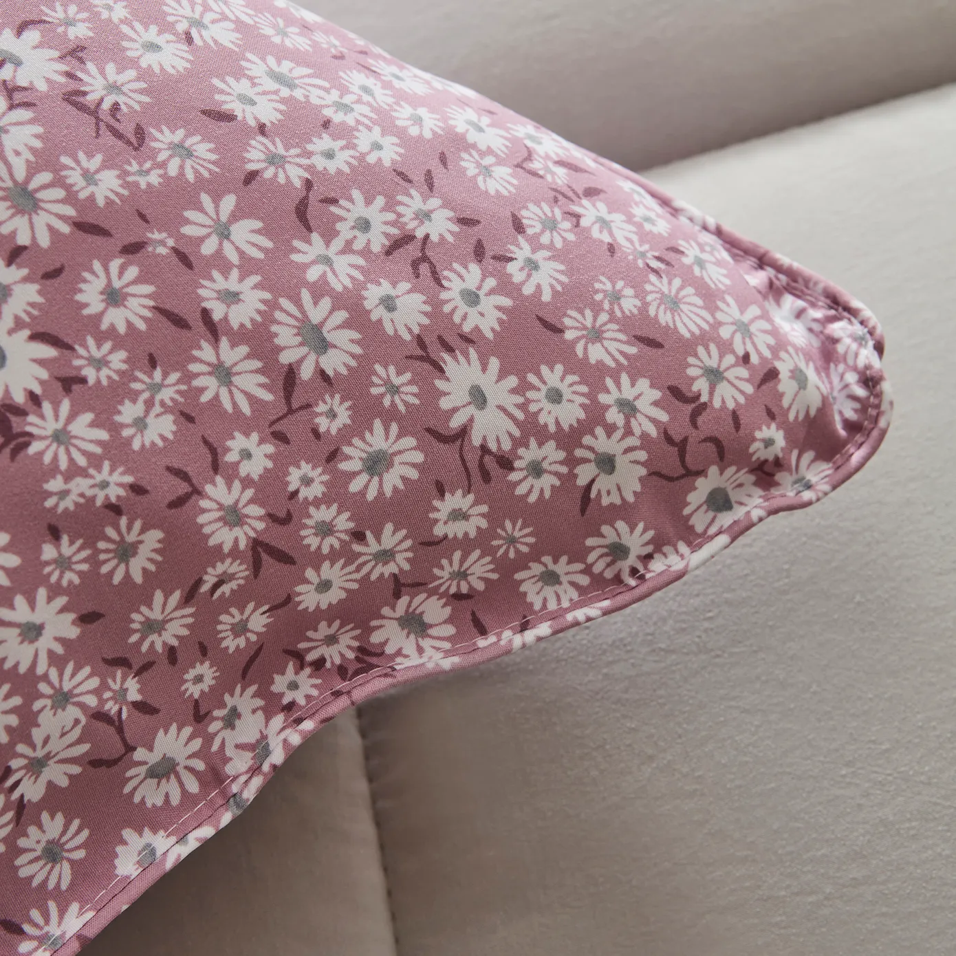 Karaca Elie Eenpersoons Dekbedovertrekset, Groen, 135x200, 50x70 cm - Image 4