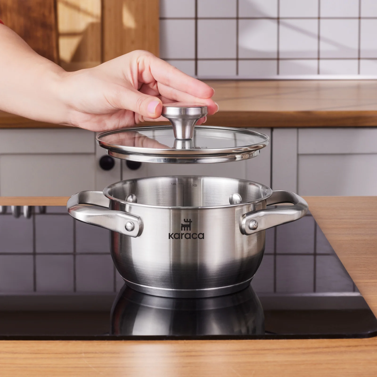 Karaca Elite, Stalen Pot, 14cm - Image 2
