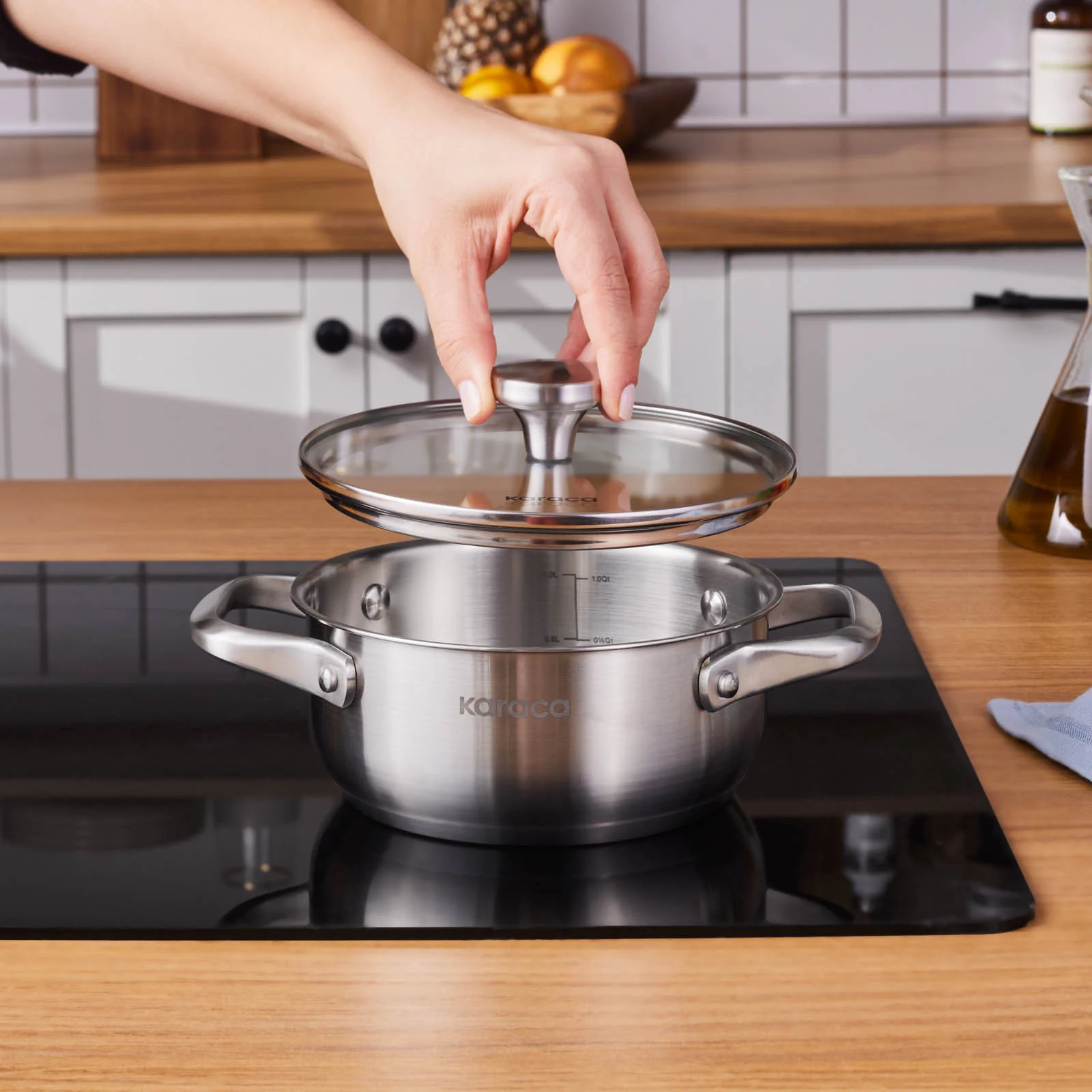 Karaca Elite, Stalen Pot, 16cm - Image 3