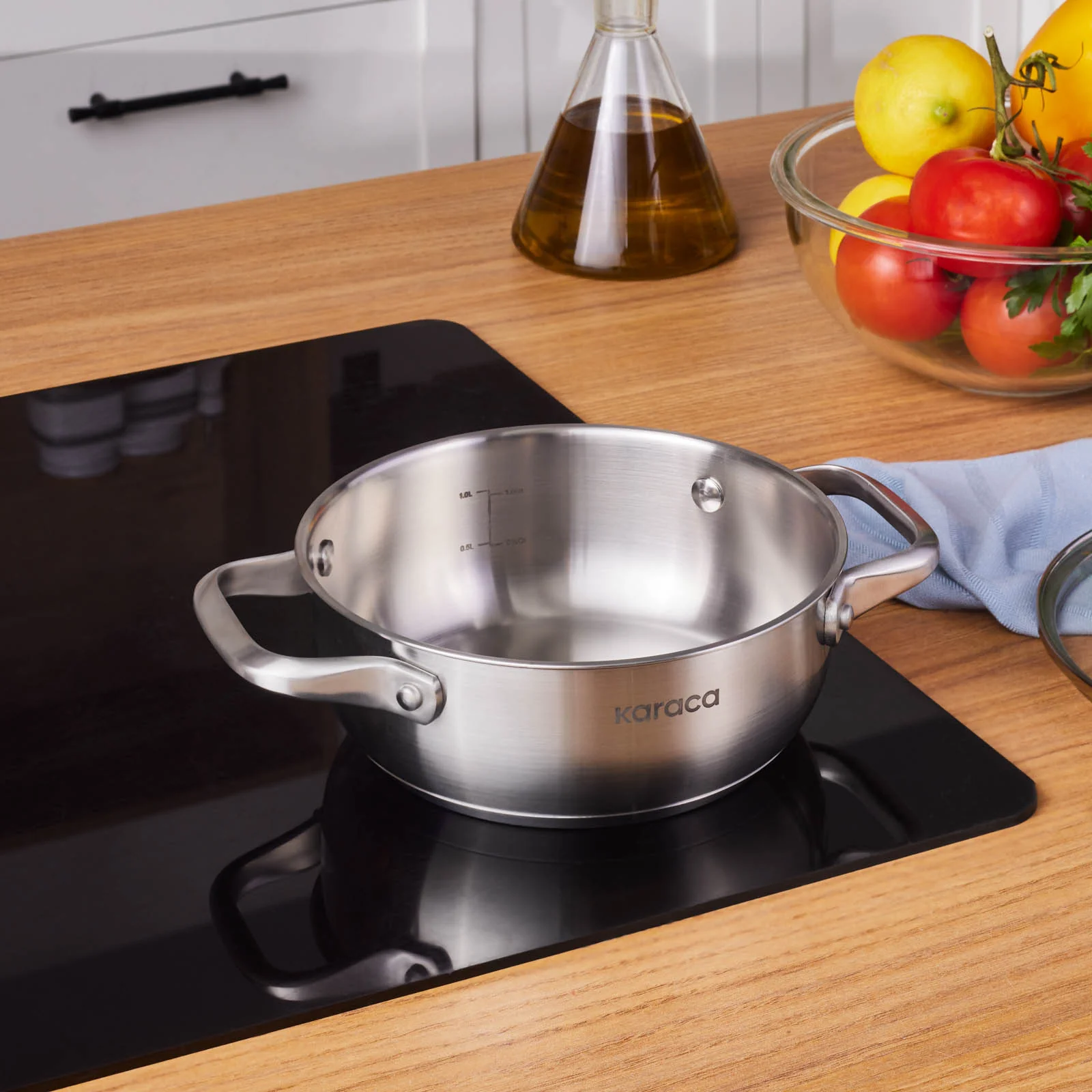 Karaca Elite, Stalen Pot, 18cm - Image 2