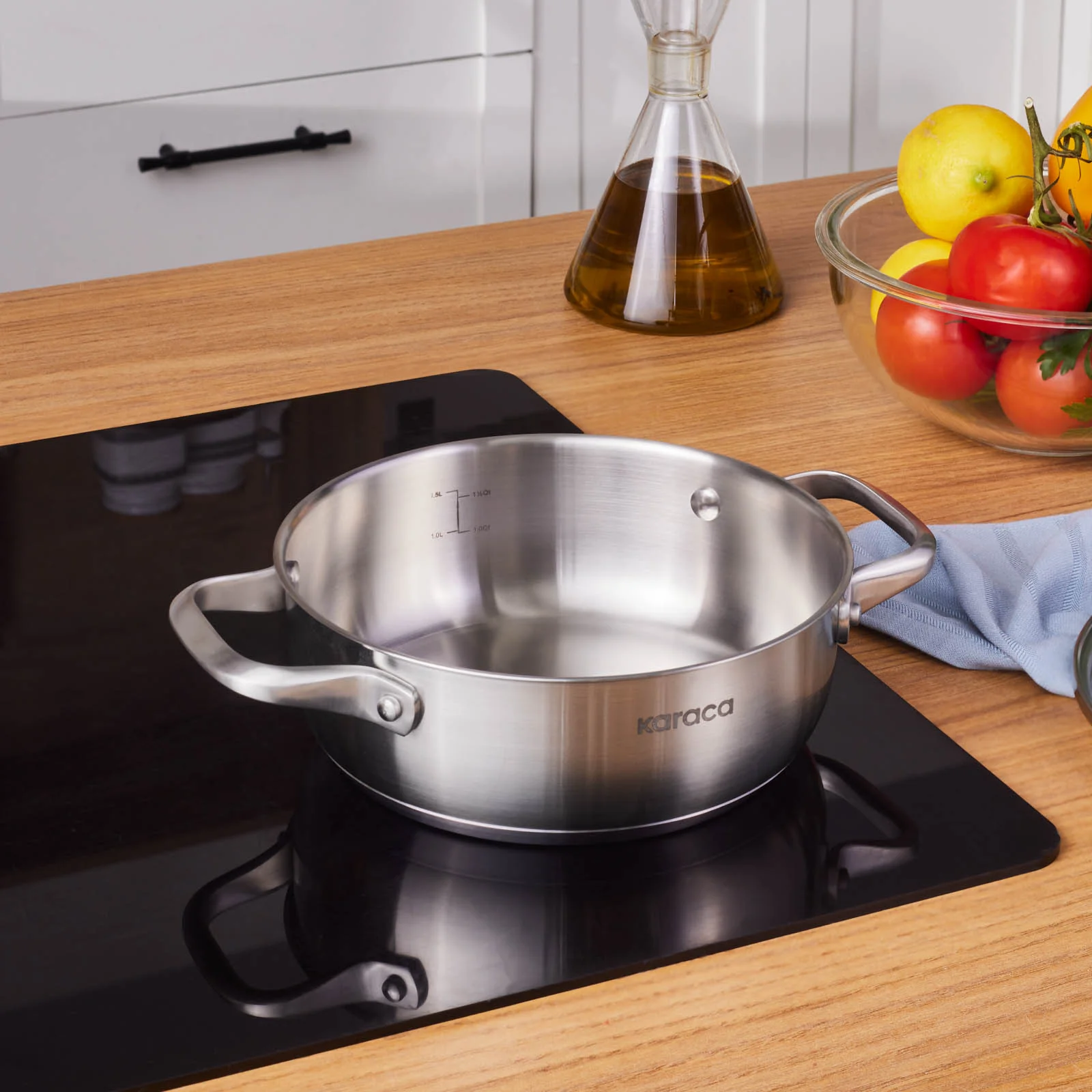 Karaca Elite, Stalen Pot, 20cm - Image 4