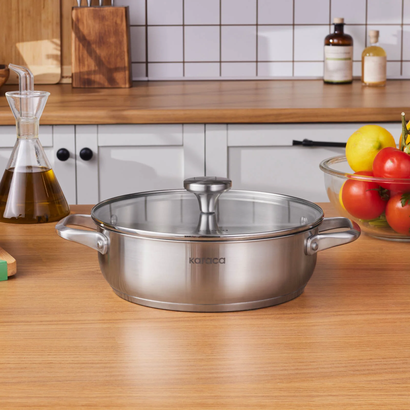 Karaca Elite, Stalen Pot, 24cm, 3L