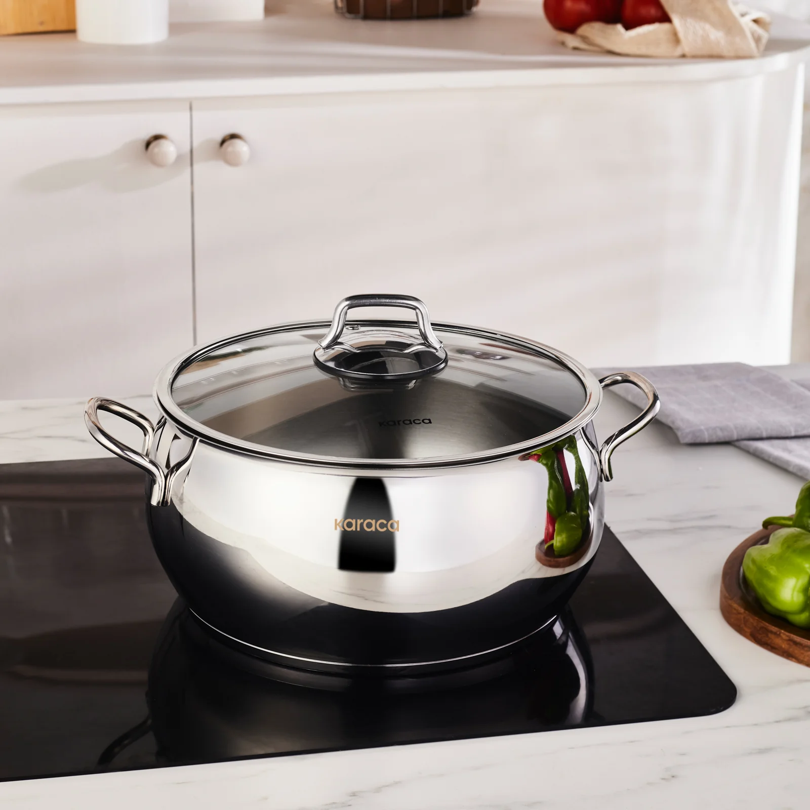 Karaca Emirgan Stalen Pot, 26 cm - Image 2
