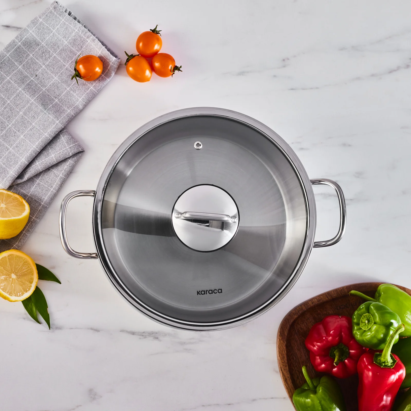 Karaca Emirgan Stalen Pot, 26 cm - Image 4