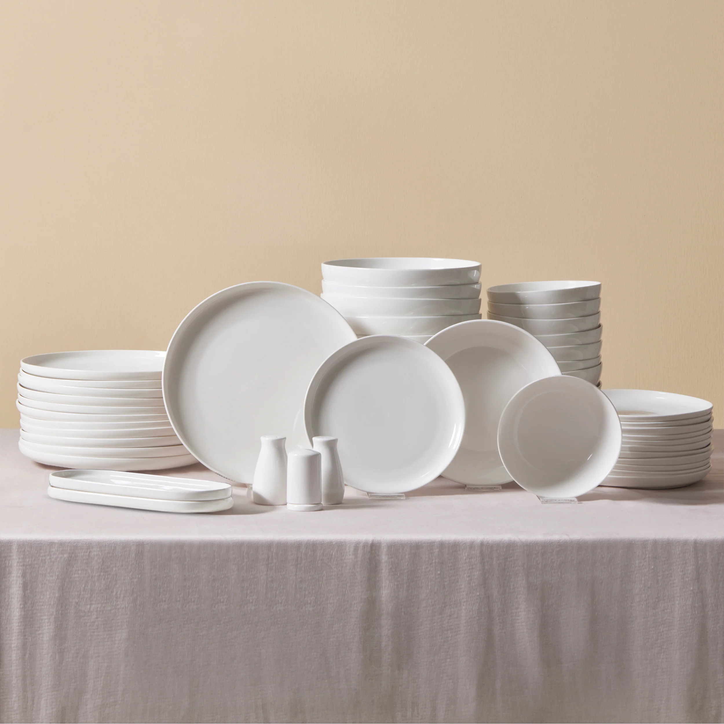 Karaca Streamline Favaro 53-Delig 12-Persoons Servieset Wit