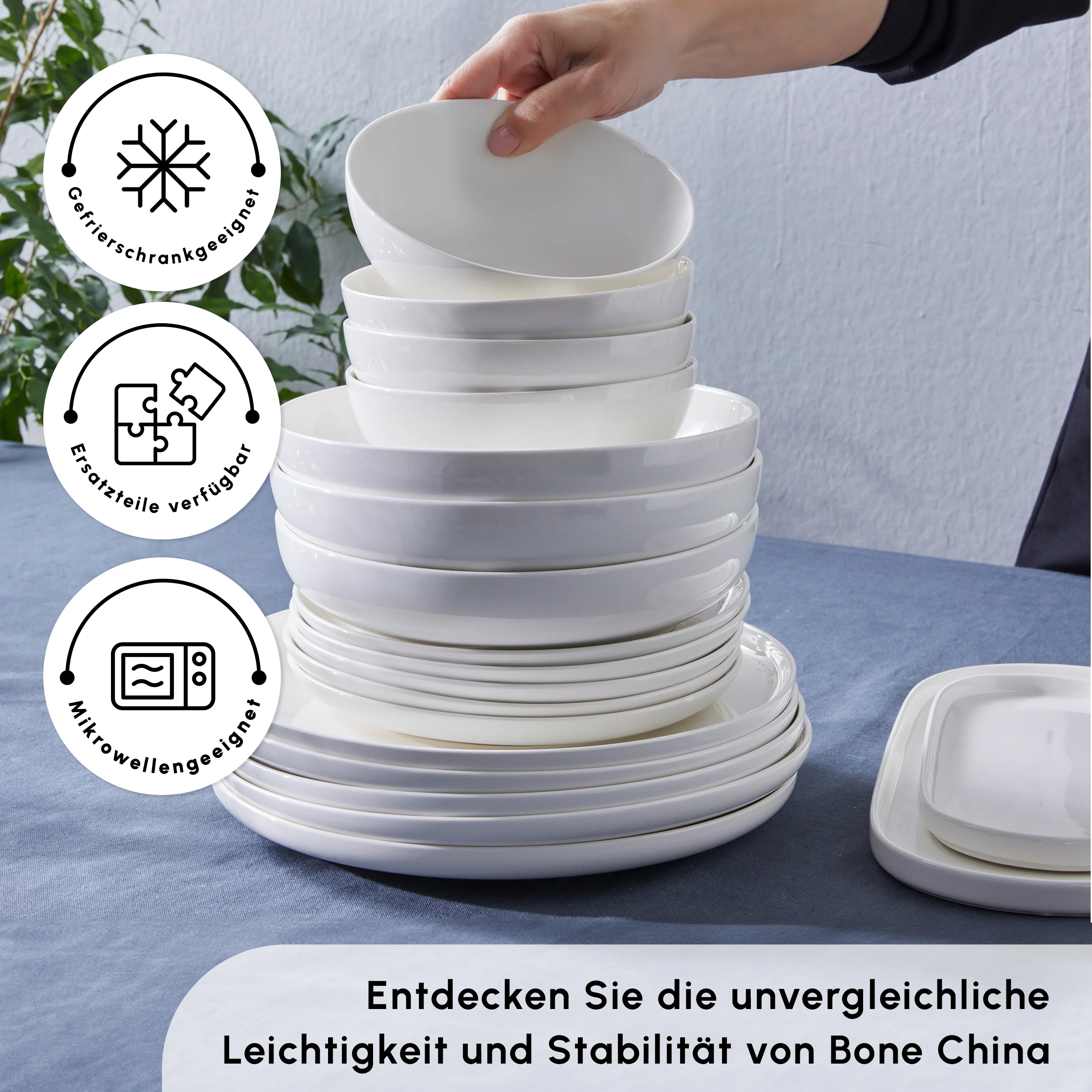 Karaca Streamline Favaro 53-Delig 12-Persoons Servieset Wit - Image 5