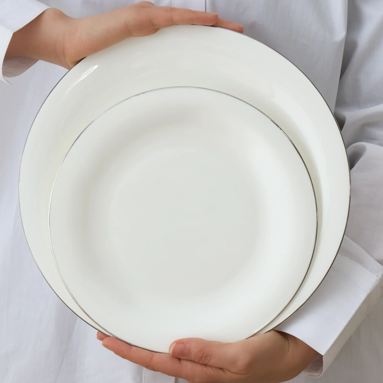 Karaca Fine Pearl Extra Argento Platin 55-Delig Dinerservies Voor 12 Personen - Image 6