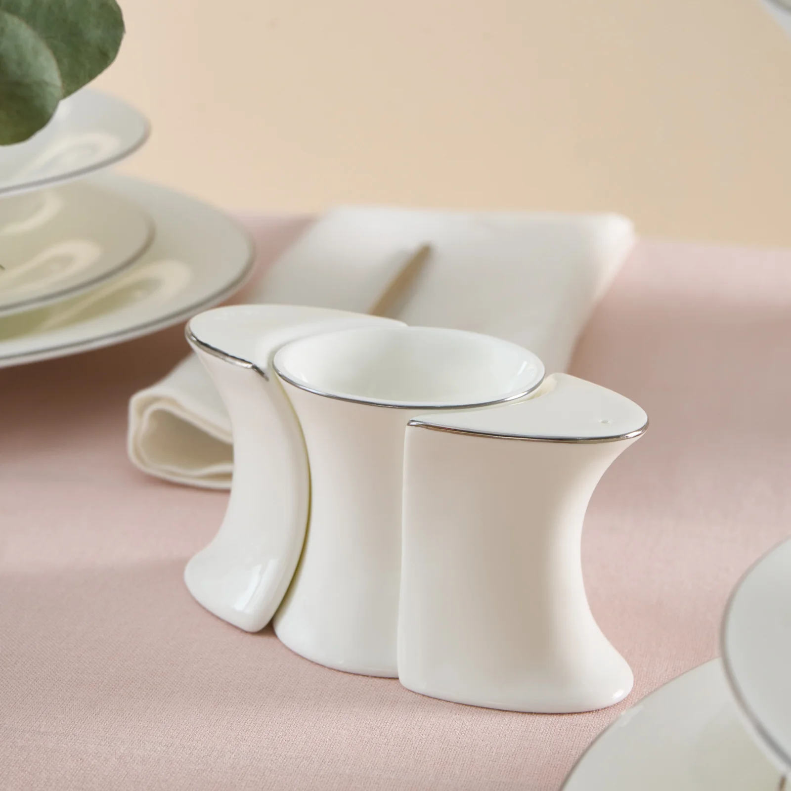 Karaca Fine Pearl Extra Argento Platin 55-Delig Dinerservies Voor 12 Personen - Image 8