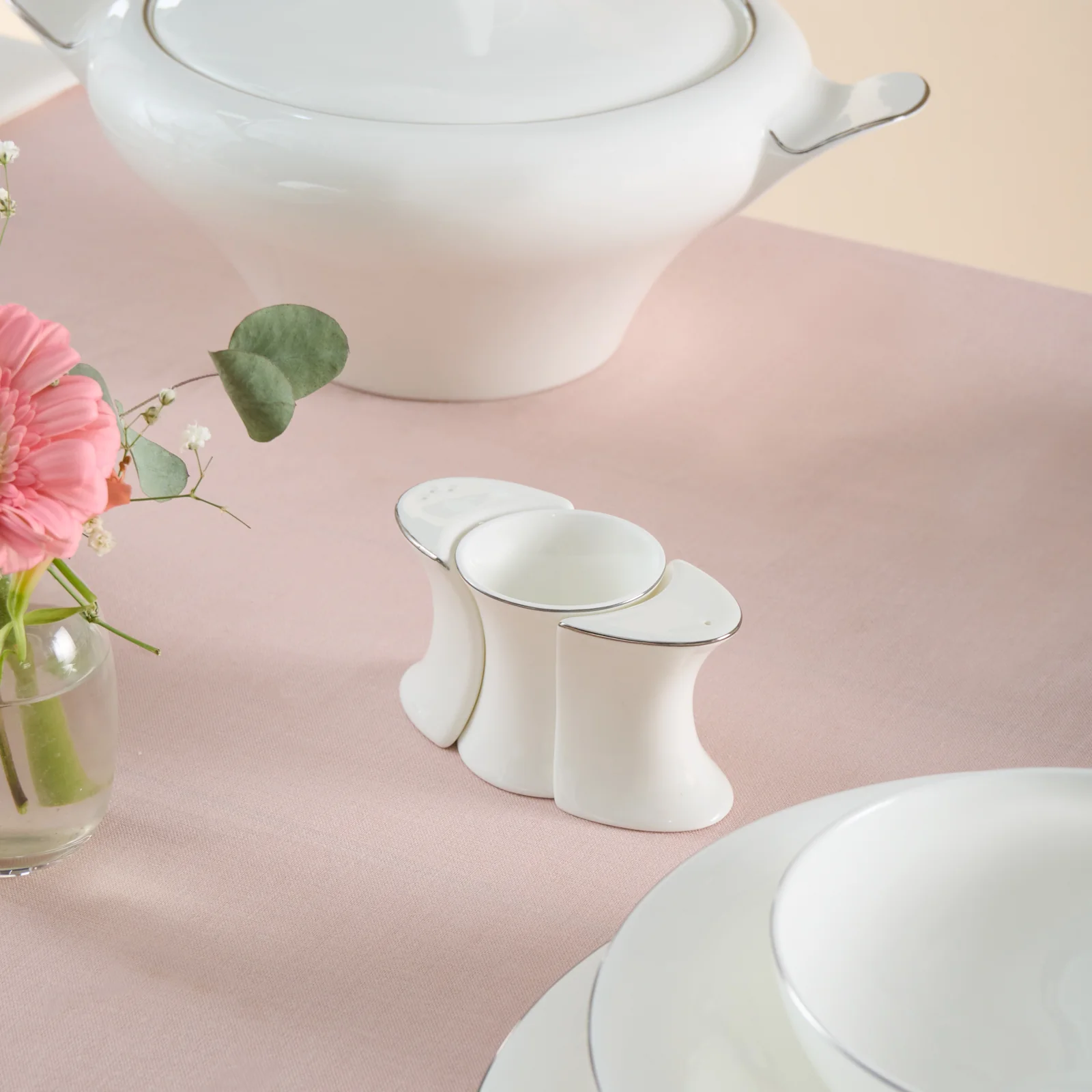Karaca Fine Pearl Extra Argento Platin 55-Delig Dinerservies Voor 12 Personen - Image 9
