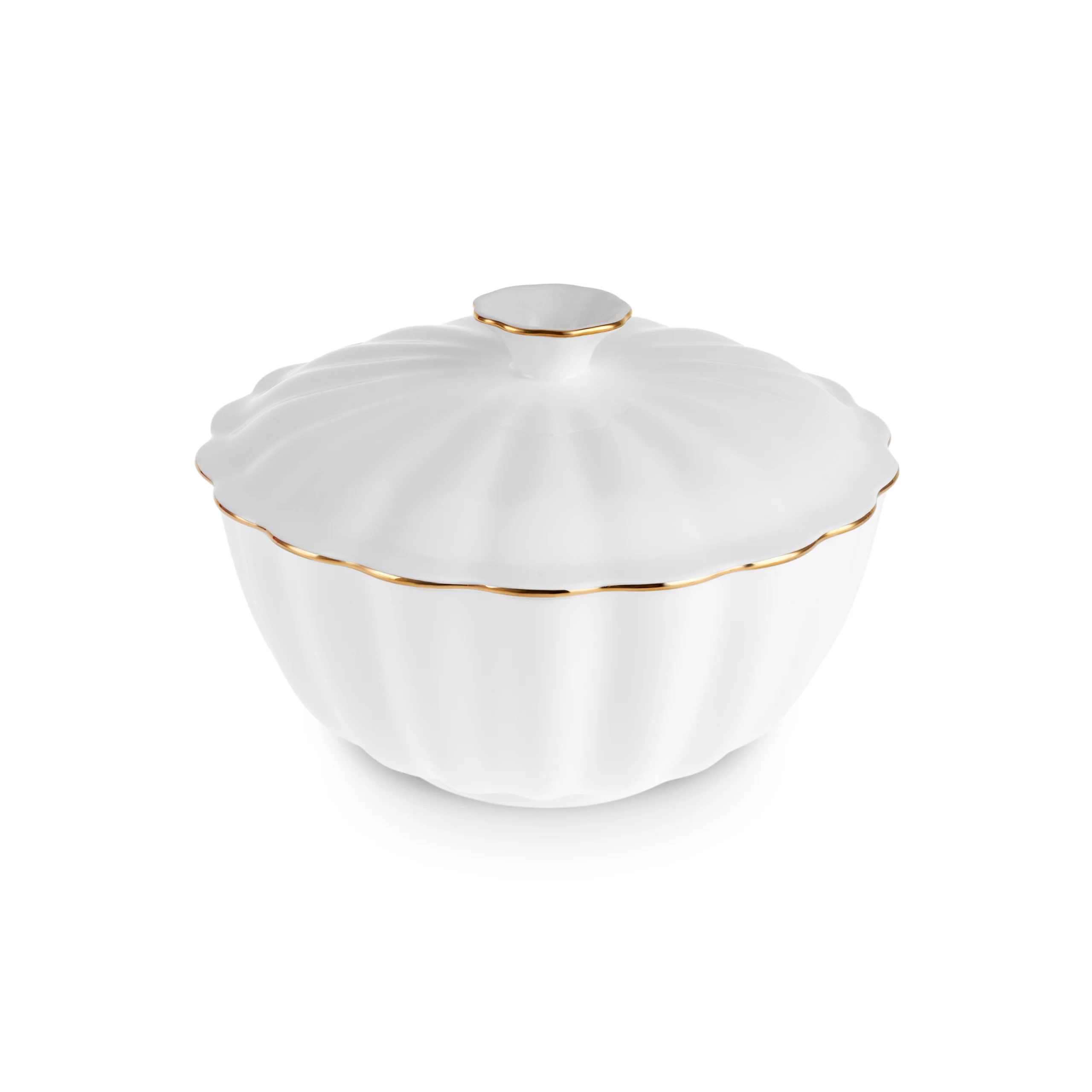 Karaca Fine Pearl Extra Shell 55-delige 12-persoons servies set Goud - Image 8