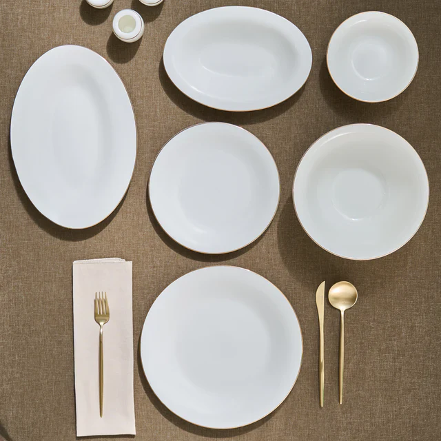 Karaca Fine Pearl Fame 58-delige 12-Persoons Servies Gold - Image 3