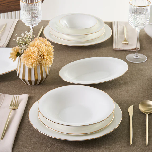 Karaca Fine Pearl Fame 58-delige 12-Persoons Servies Gold - Image 4