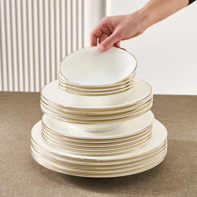 Karaca Fine Pearl Fame 58-delige 12-Persoons Servies Gold - Image 7