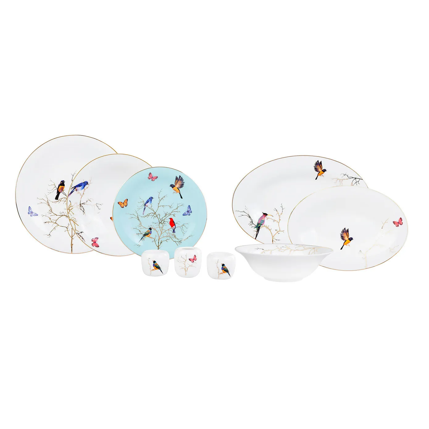 Karaca Fine Pearl Grace Mint - 58-delige parelserviesset voor 12 personen