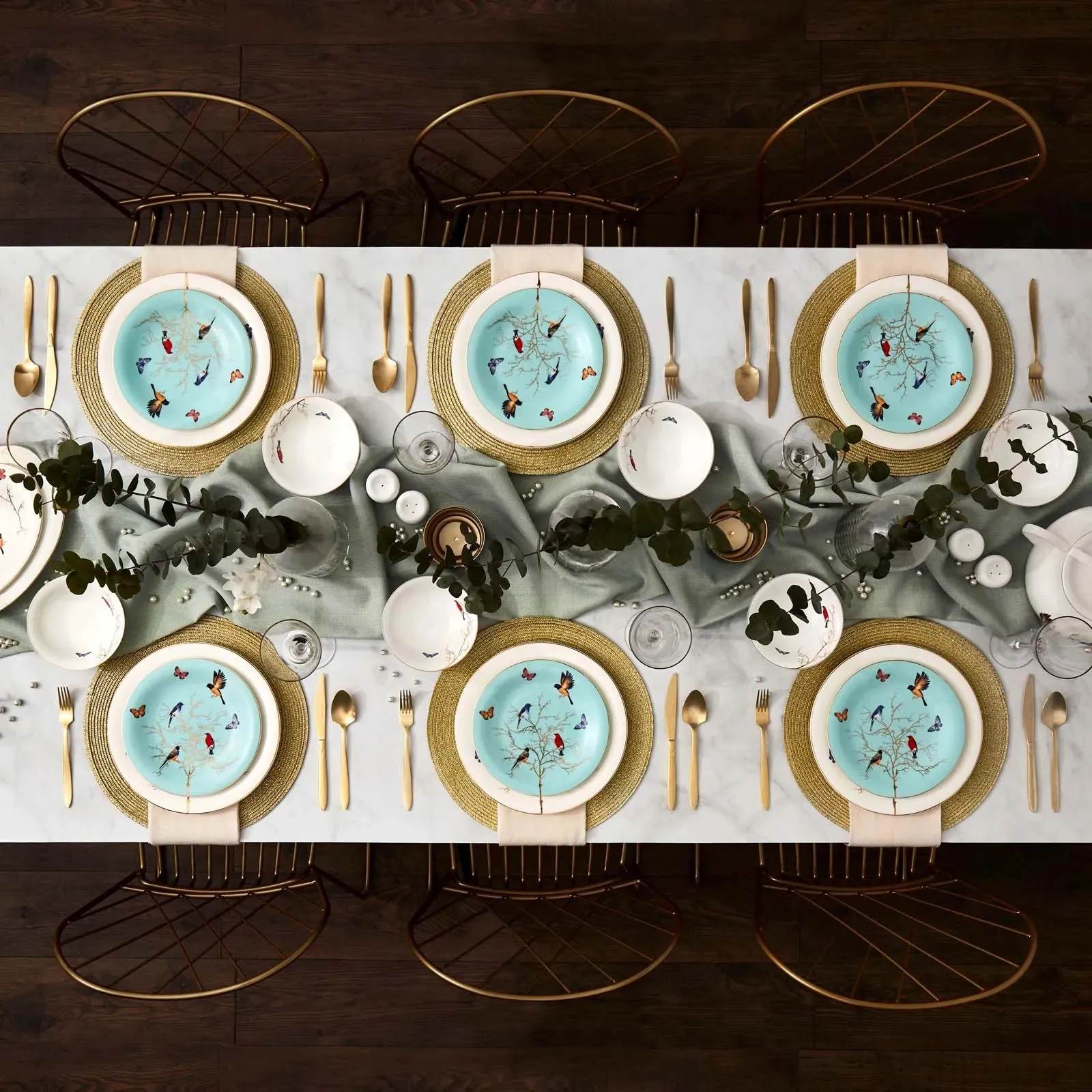 Karaca Fine Pearl Grace Mint - 58-delige parelserviesset voor 12 personen - Image 4