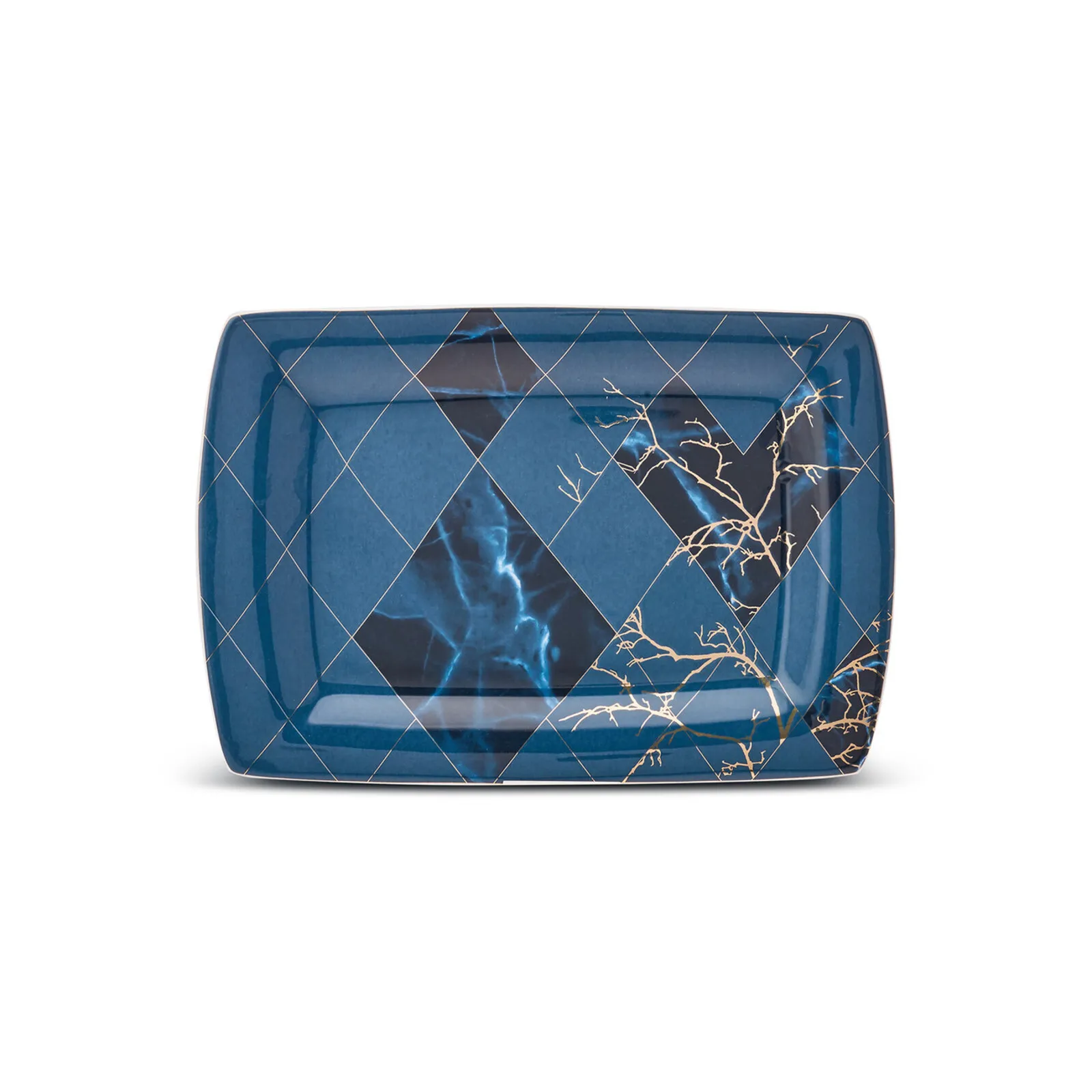 Karaca Fine Pearl Midnight 62-delig vierkant servies voor 12 personen, parelmoer - Image 8