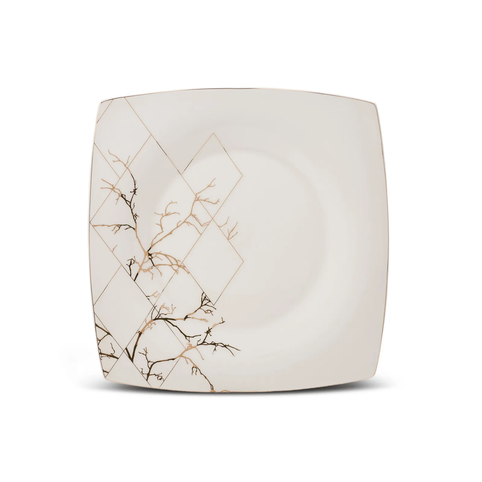 Karaca Fine Pearl Midnight 62-delig vierkant servies voor 12 personen, parelmoer - Image 9