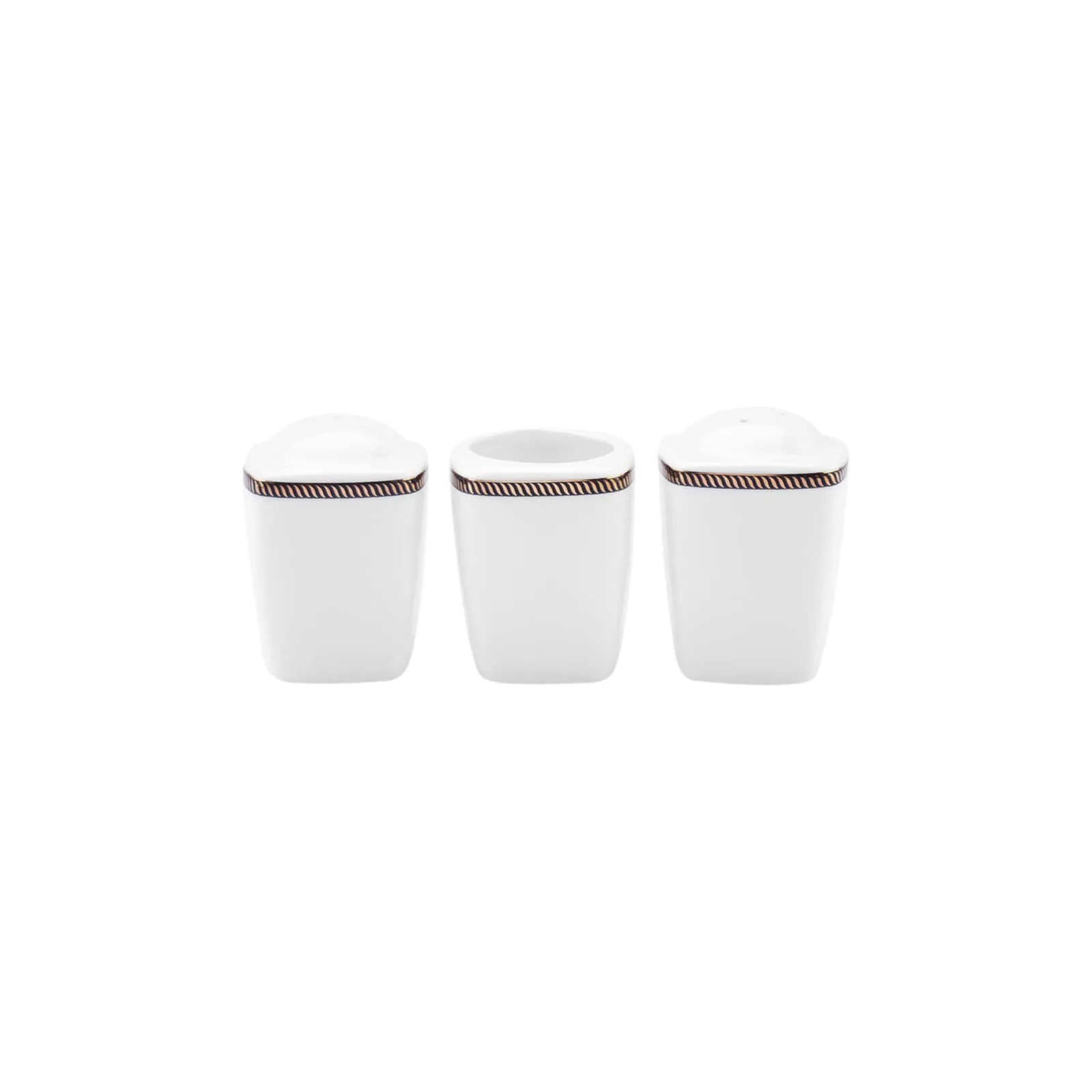 Karaca Fine Pearl Norma - 62-delig vierkant tafelservies voor 12 personen - Image 3