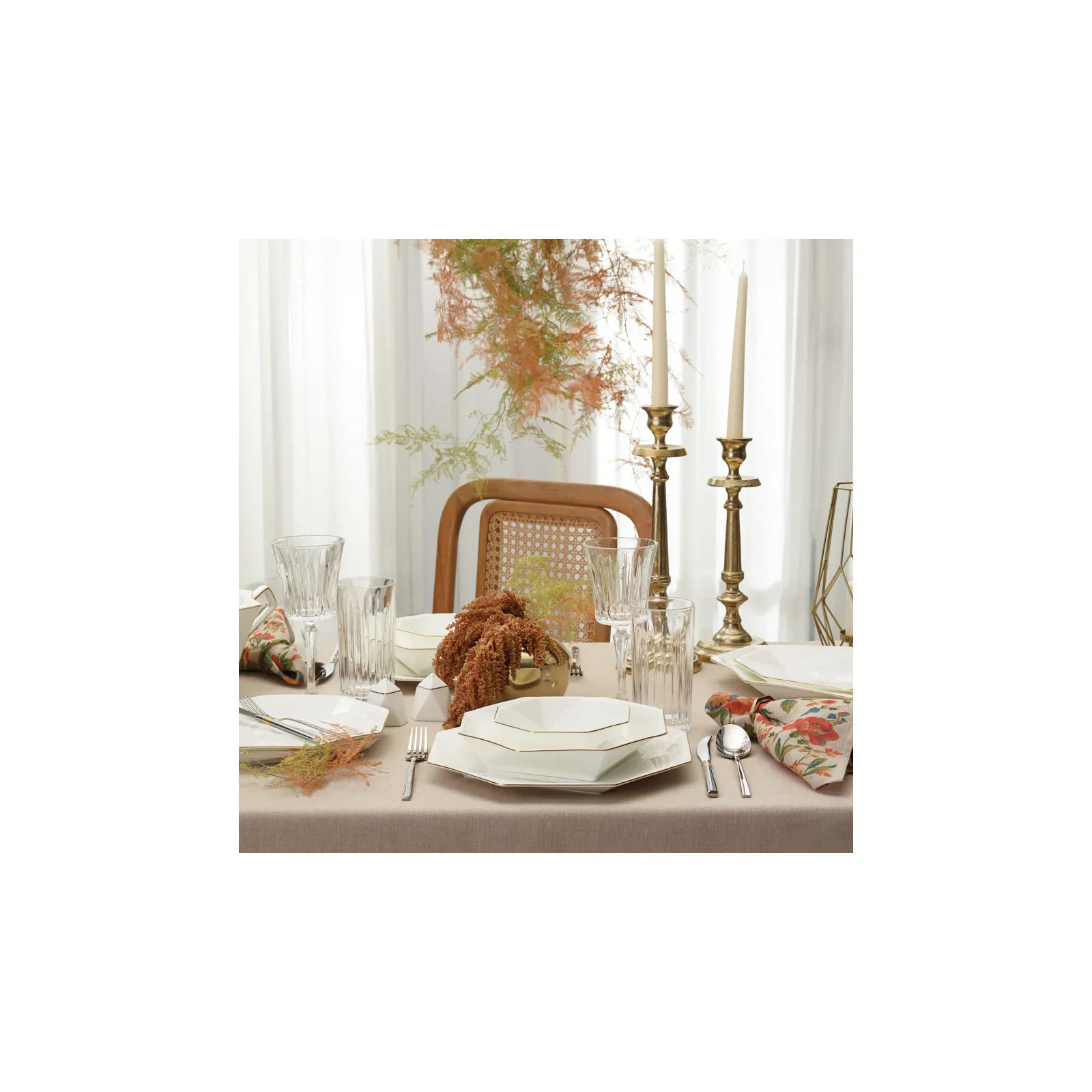 Karaca Fine Pearl Quartz Gold 62-delig tafelservies voor 12 personen - Image 23