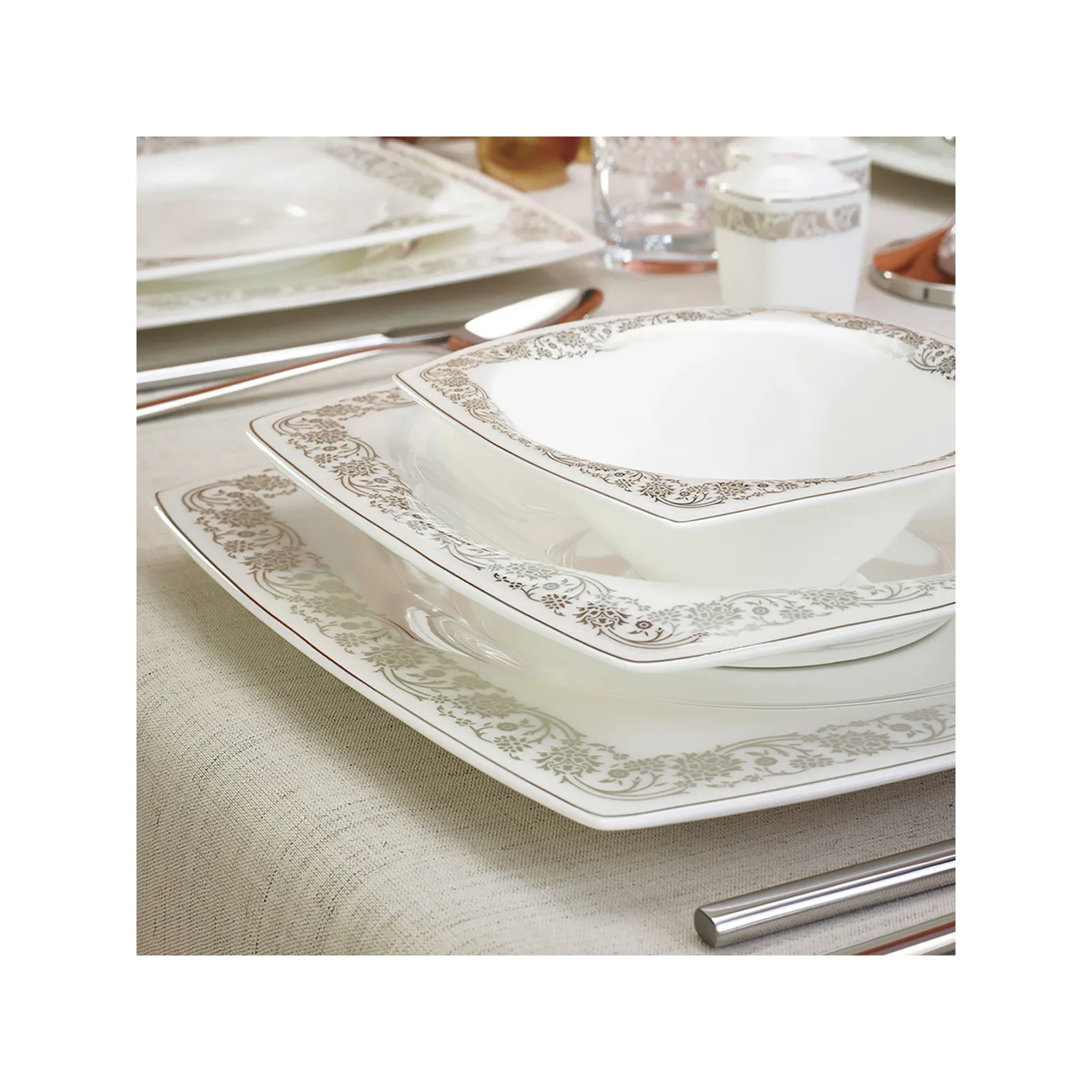 KARACA FINE PEARL TROVE 62 PRÇ YMT KARE - Image 3