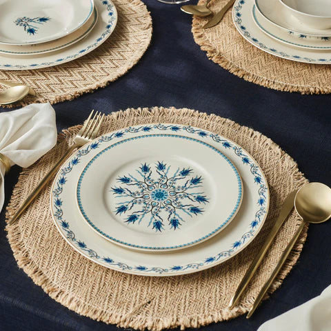 Karaca Forever Bone China Iznik 24-delig serviesset voor 6 personen, Meerkleurig - Image 4