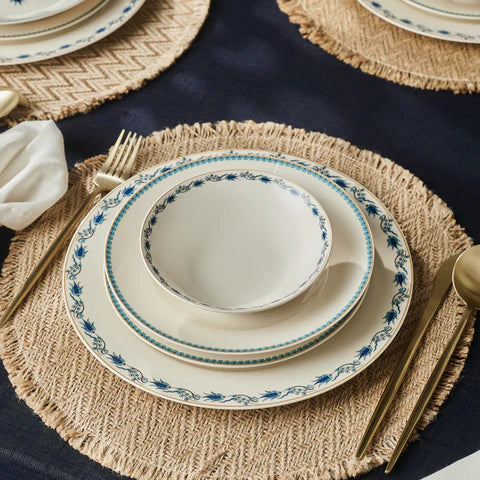 Karaca Forever Bone China Iznik 24-delig serviesset voor 6 personen, Meerkleurig - Image 6