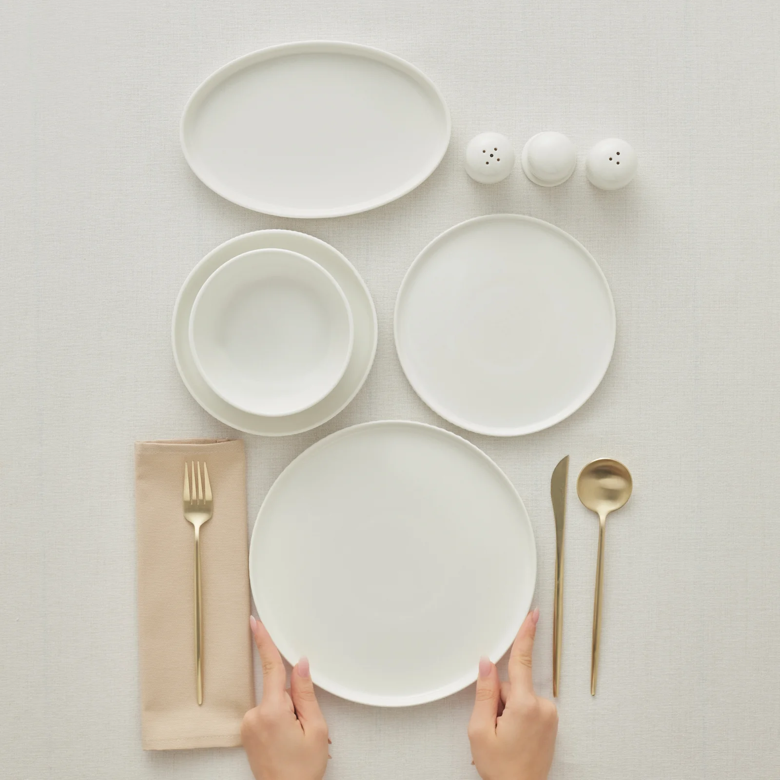 Karaca Forever Bone Pablito 53-Delig Dinnerservies Voor 12 Personen, Wit - Image 5