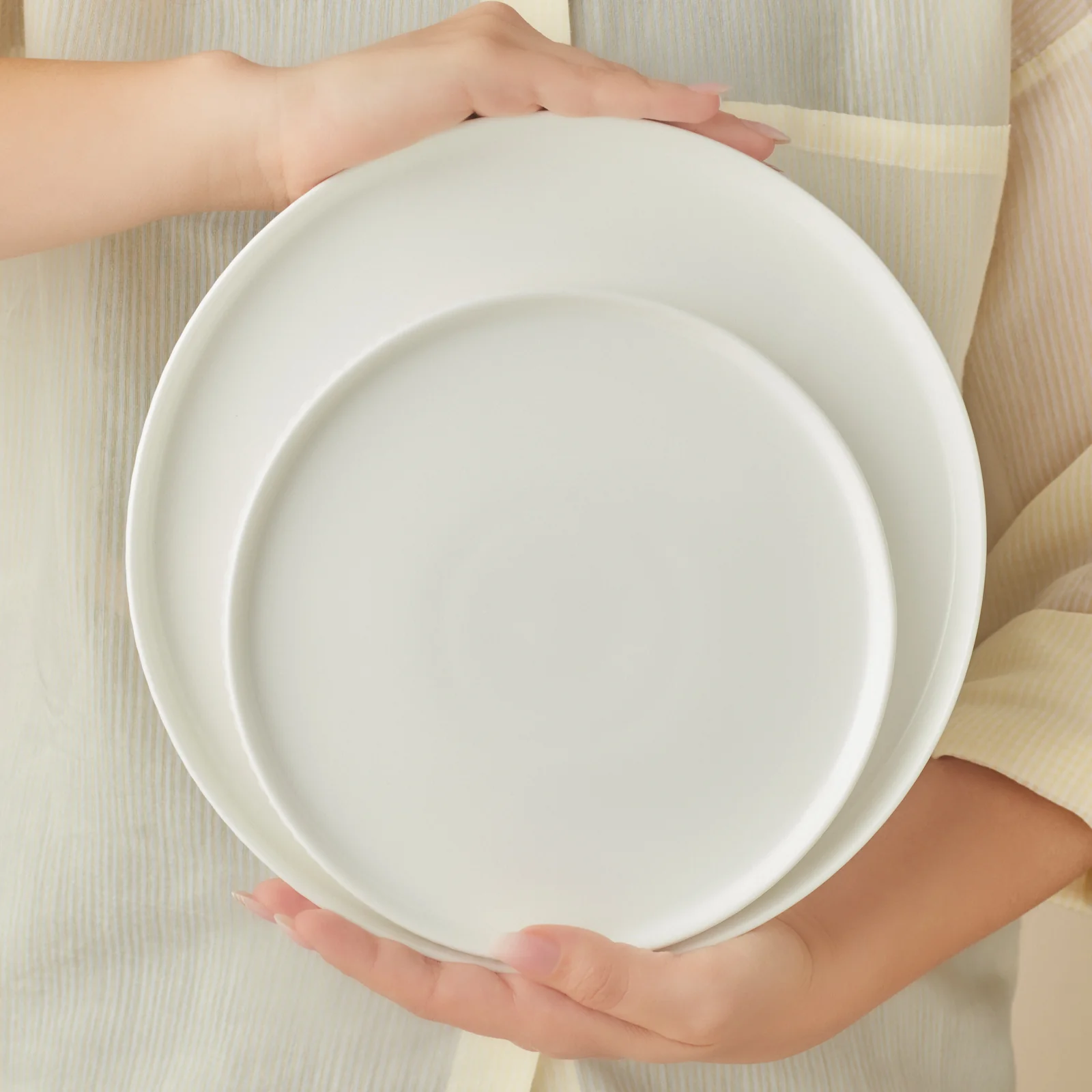 Karaca Forever Bone Pablito 53-Delig Dinnerservies Voor 12 Personen, Wit - Image 6