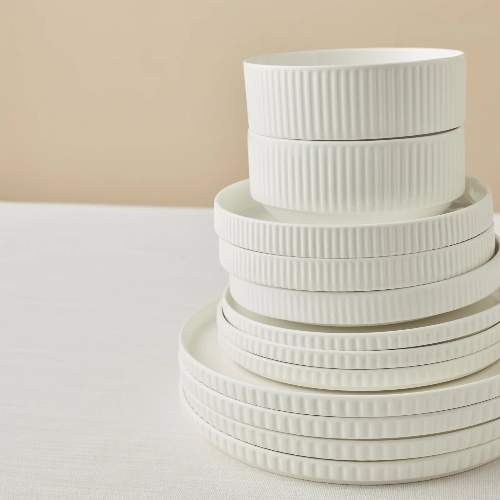 Karaca Forever Bone Pablito 53-Delig Dinnerservies Voor 12 Personen, Wit - Image 8