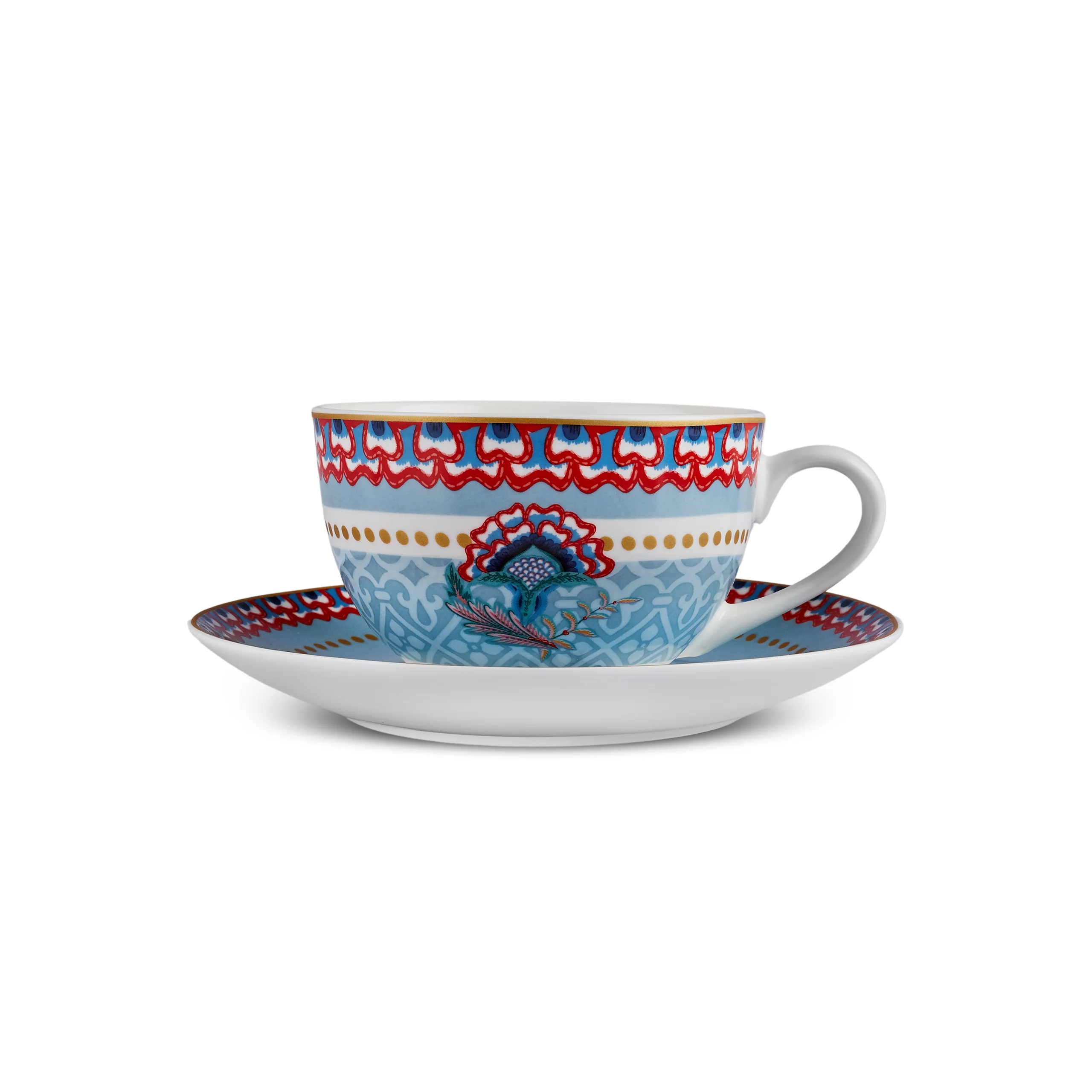 Karaca Forever Bone Spello 26-Delig Ontbijtset Blauw - Image 14