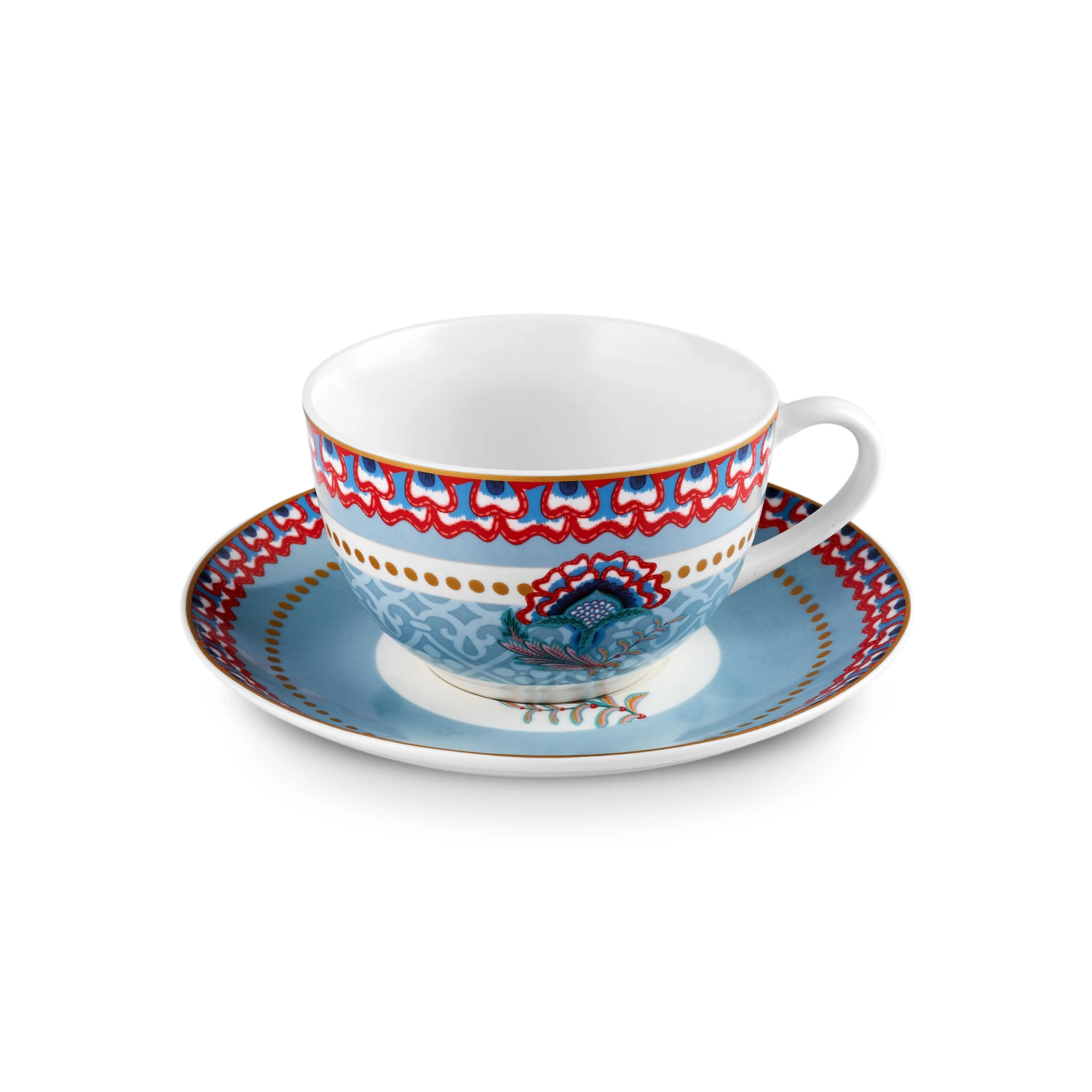 Karaca Forever Bone Spello 26-Delig Ontbijtset Blauw - Image 15