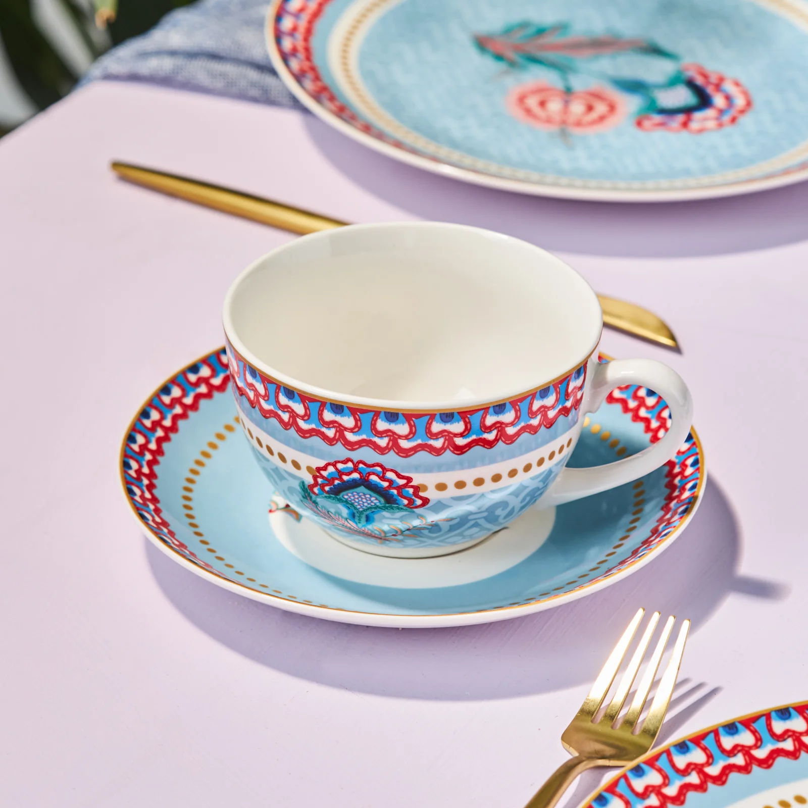 Karaca Forever Bone Spello 26-Delig Ontbijtset Blauw - Image 7