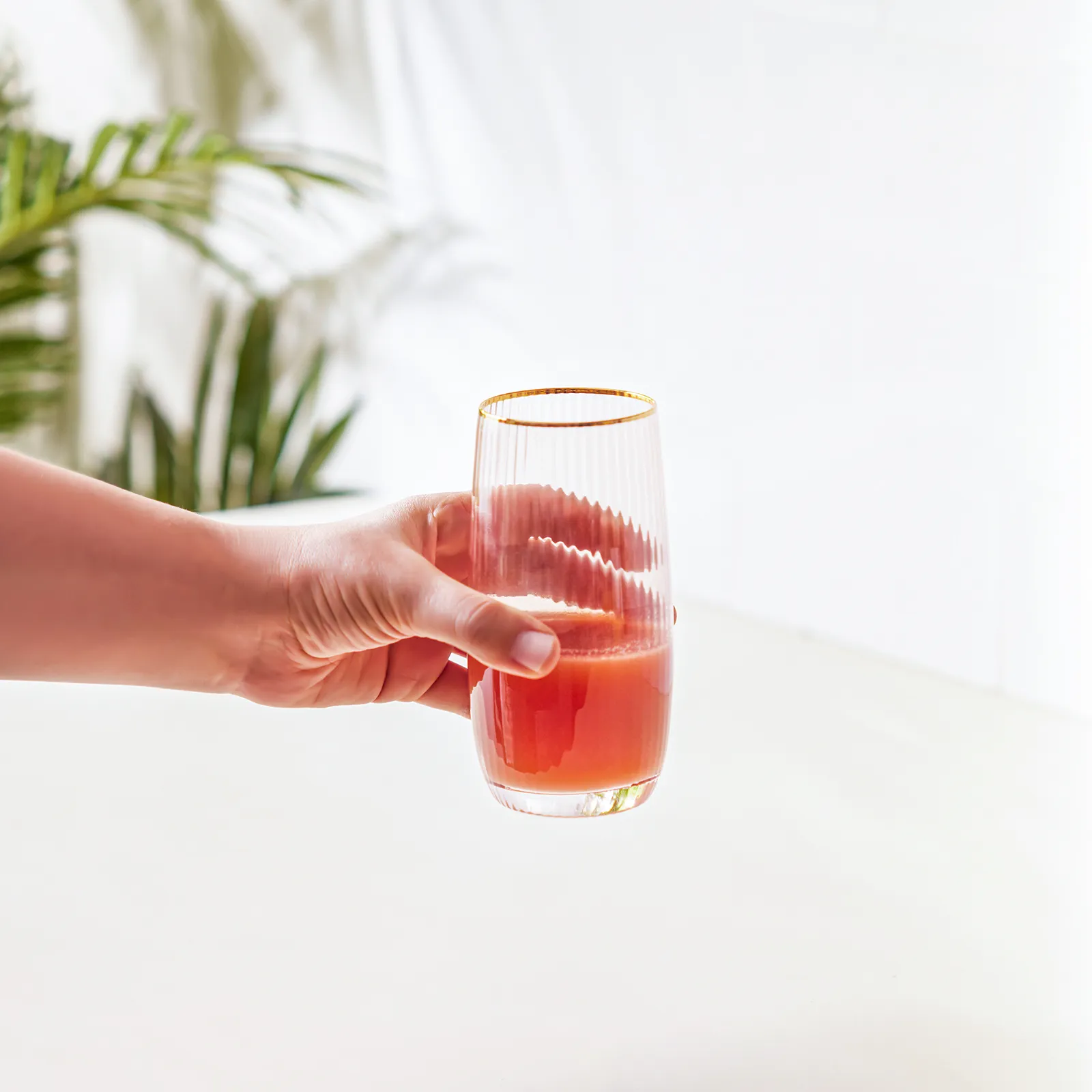 Karaca Gemma Frisdrank Glas Zalm 480 ml